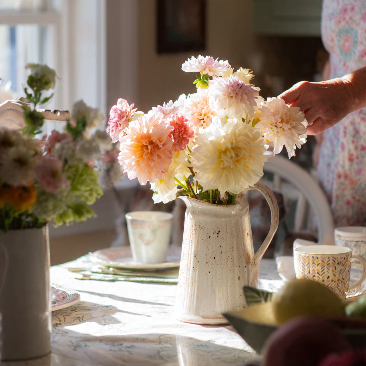 25 Simple Kitchen Decor Ideas to Create a Chic and Inviting Vibe 14 a sunny kitchen table decorated with simple kitche