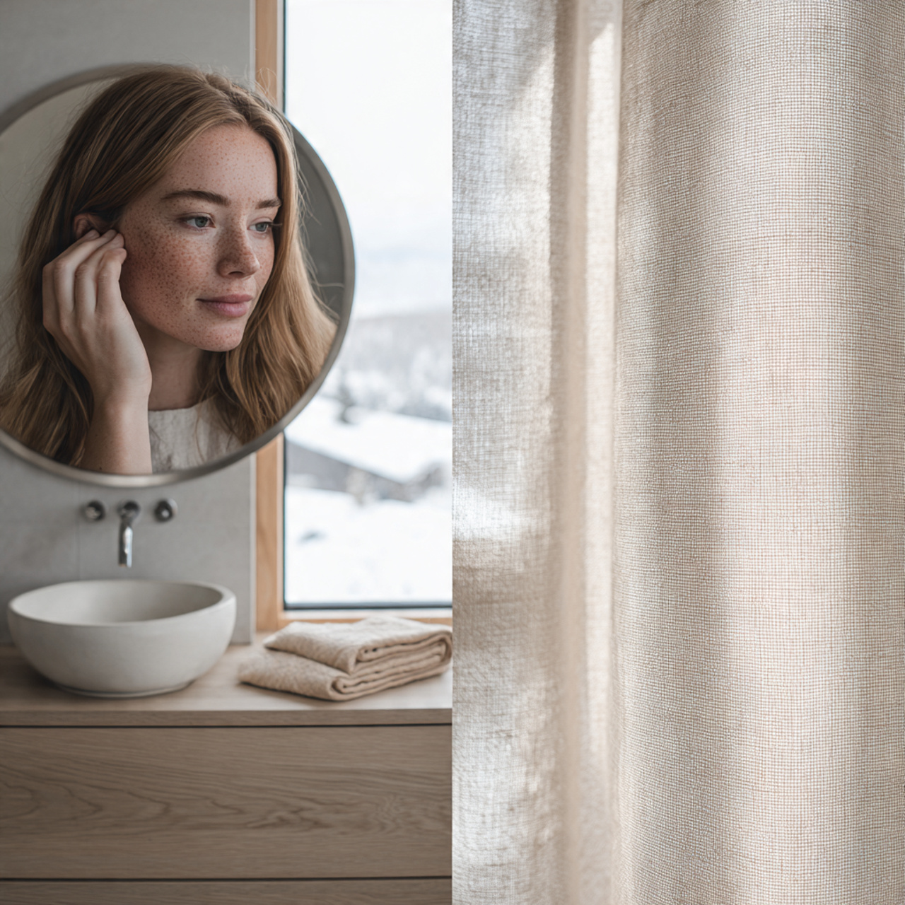 bathroom ideas decor featuring scandi style light 1