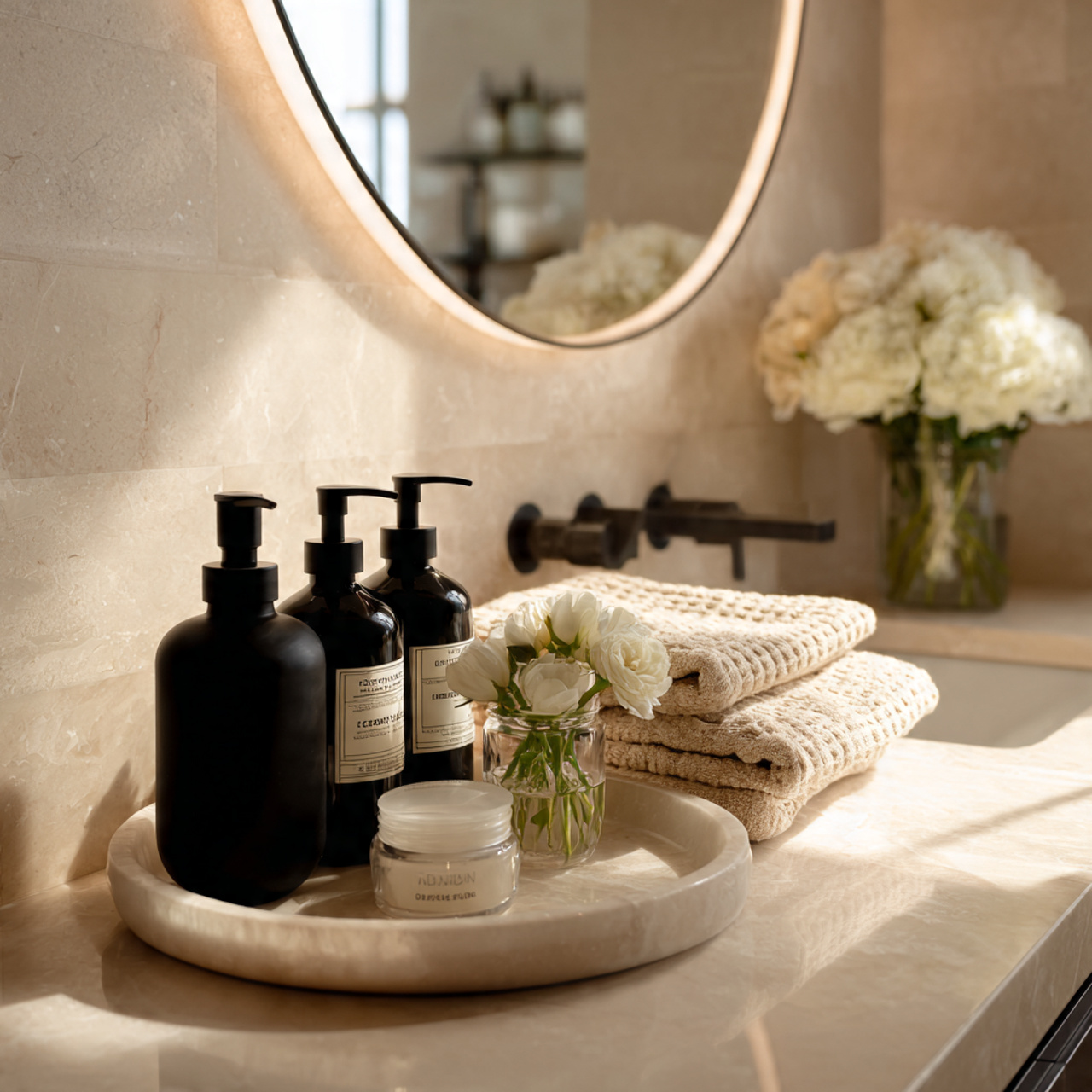 bathroom vanity decor