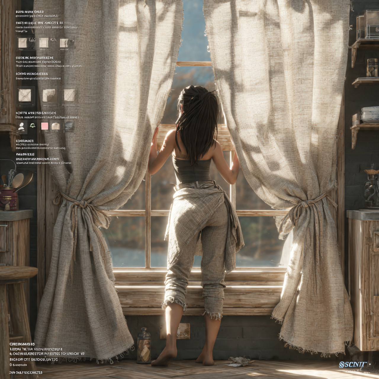 25 Transform Your Home with Stunning Kitchen Window Decor Ideas 16 bright and airy kitchen featuring linen tie up cur