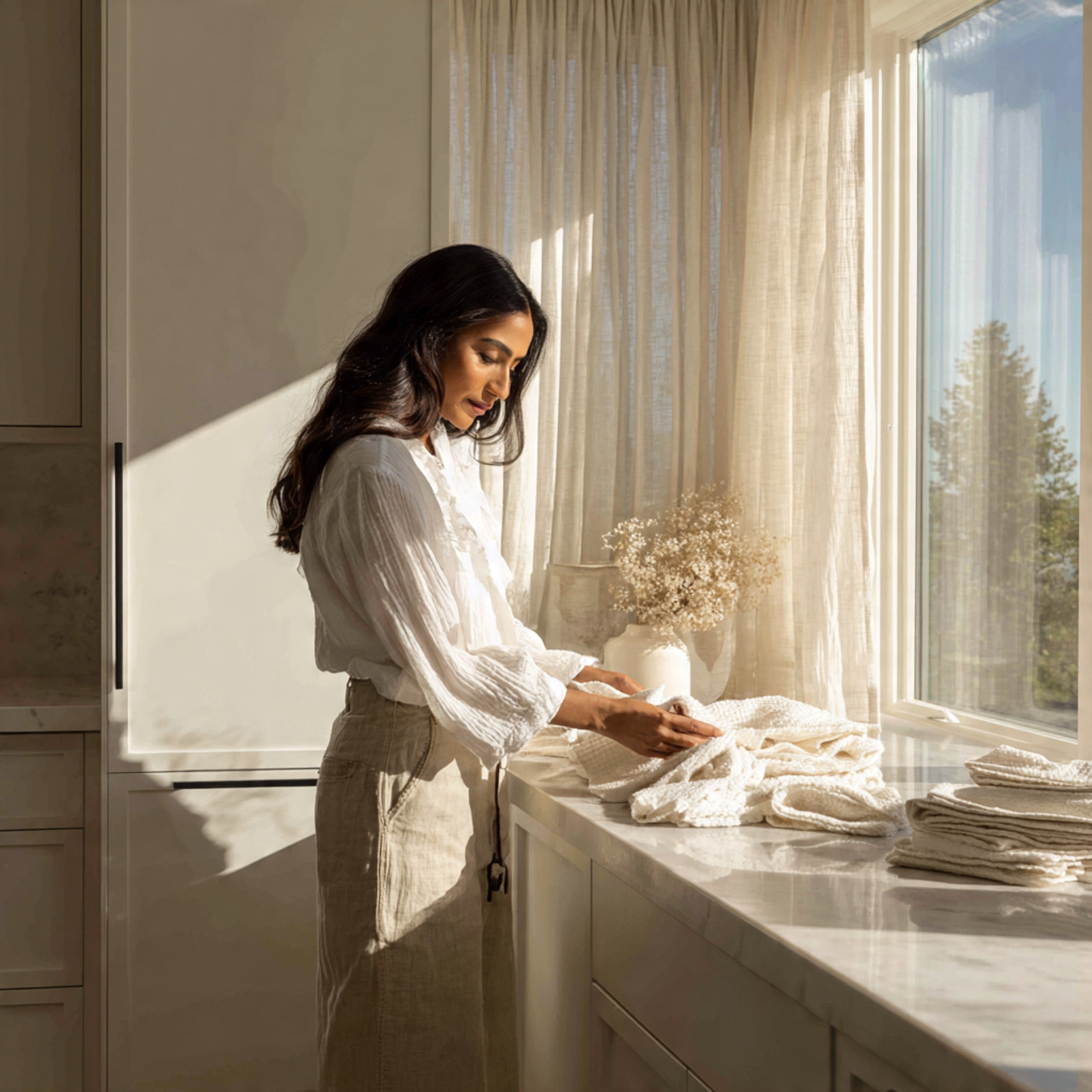 contemporary white kitchen featuring white kitchen