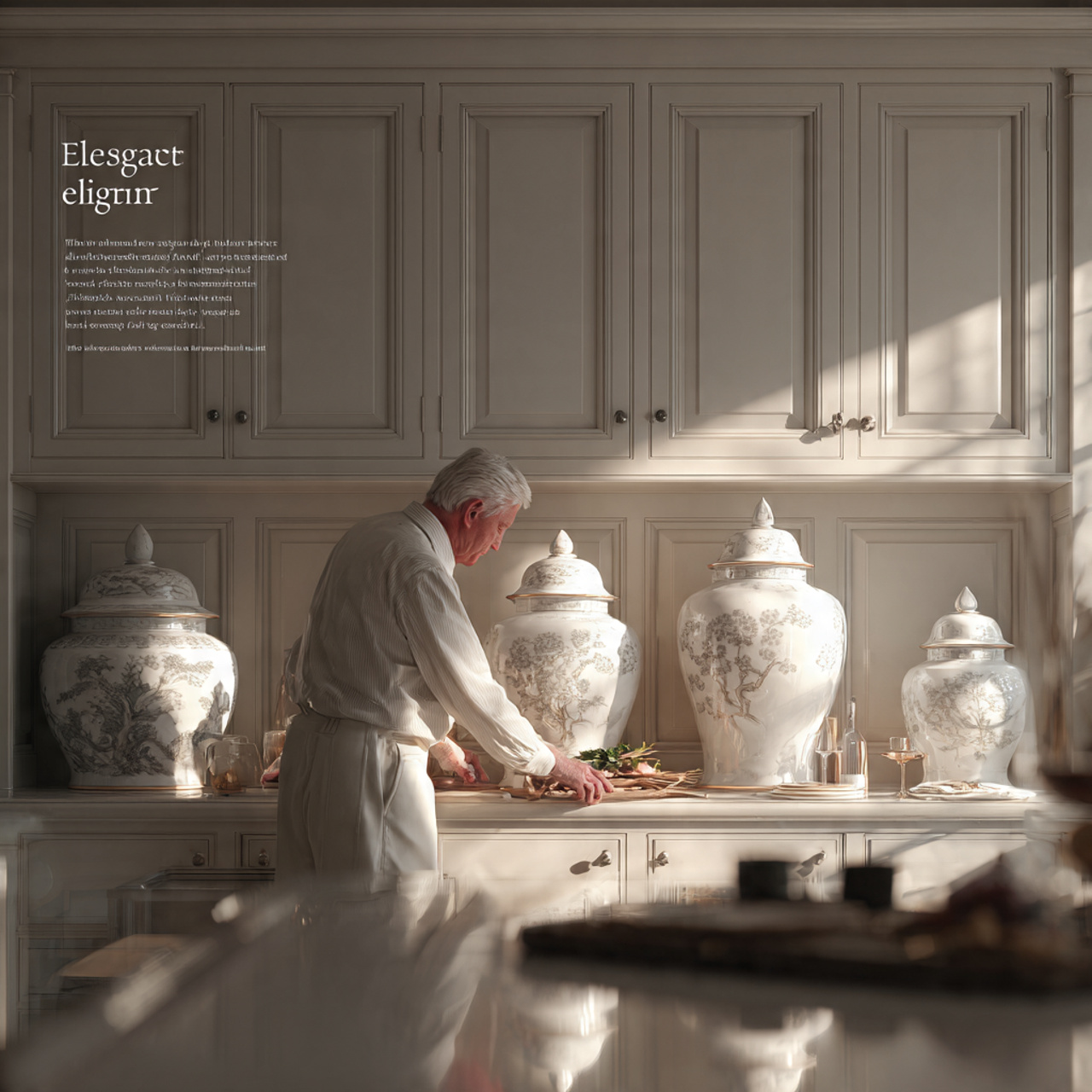 25 Top of Kitchen Cabinet Decor Ideas That Instantly Elevate Your Space 9 elegant kitchen interior with classic white porcel