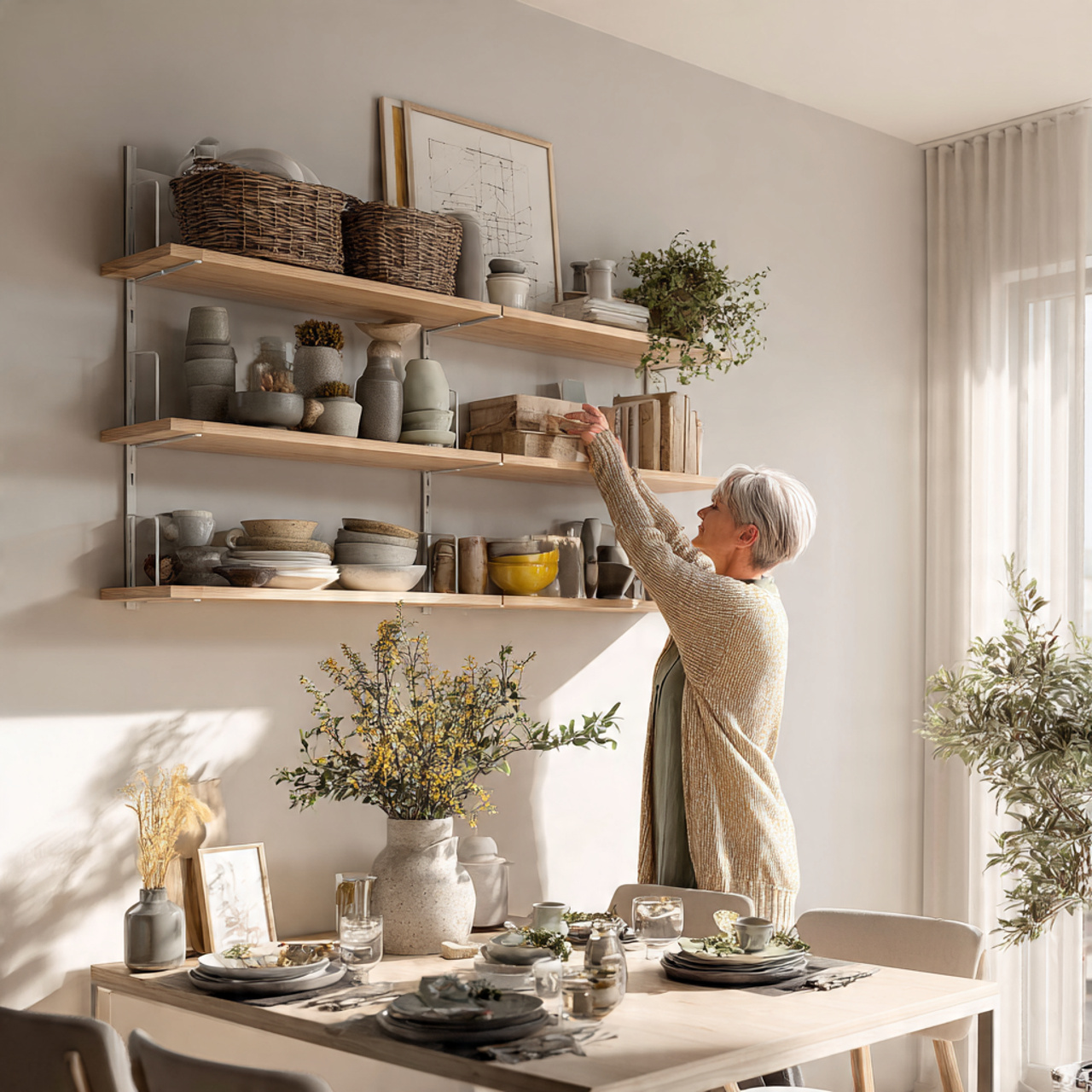 25 Small Dining Room Decor Ideas That Feel Big & Beautiful 8 high resolution realistic interior shot of small dining 1