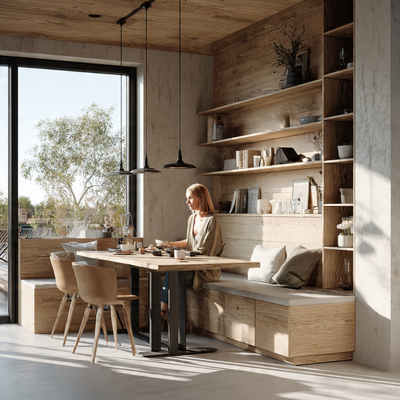 25 Small Dining Room Decor Ideas That Feel Big & Beautiful 18 high resolution realistic interior shot of small dining 3