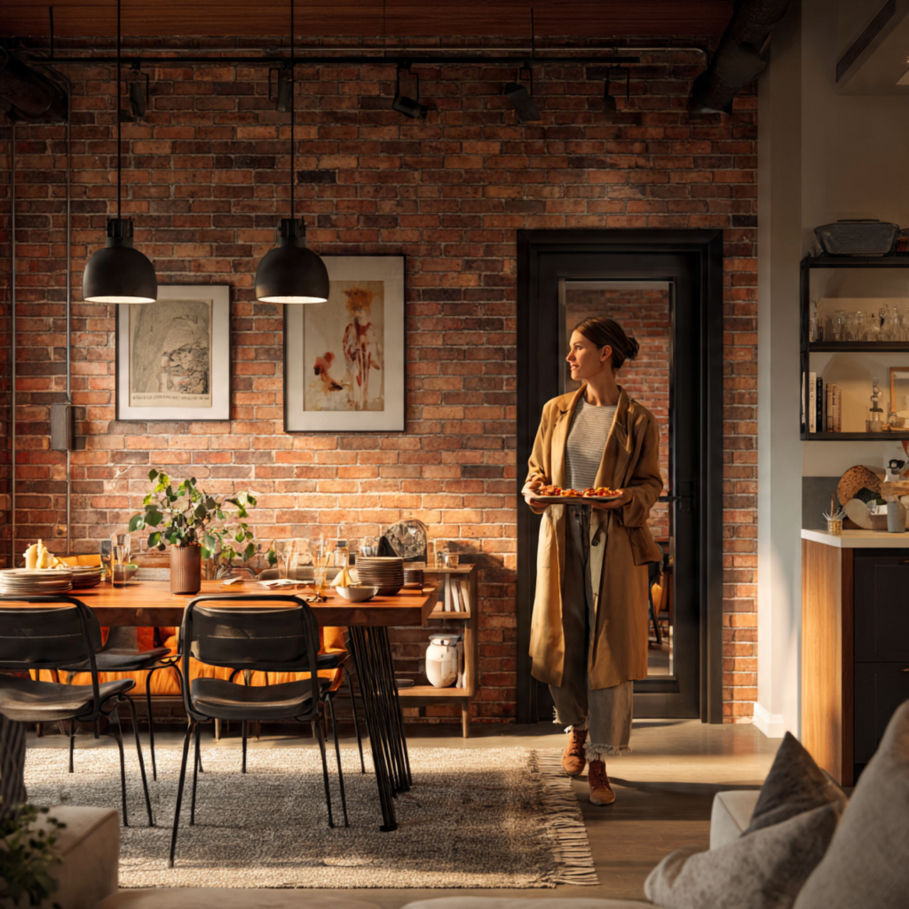 25 Small Dining Room Decor Ideas That Feel Big & Beautiful 23 high resolution realistic interior shot of small dining 4