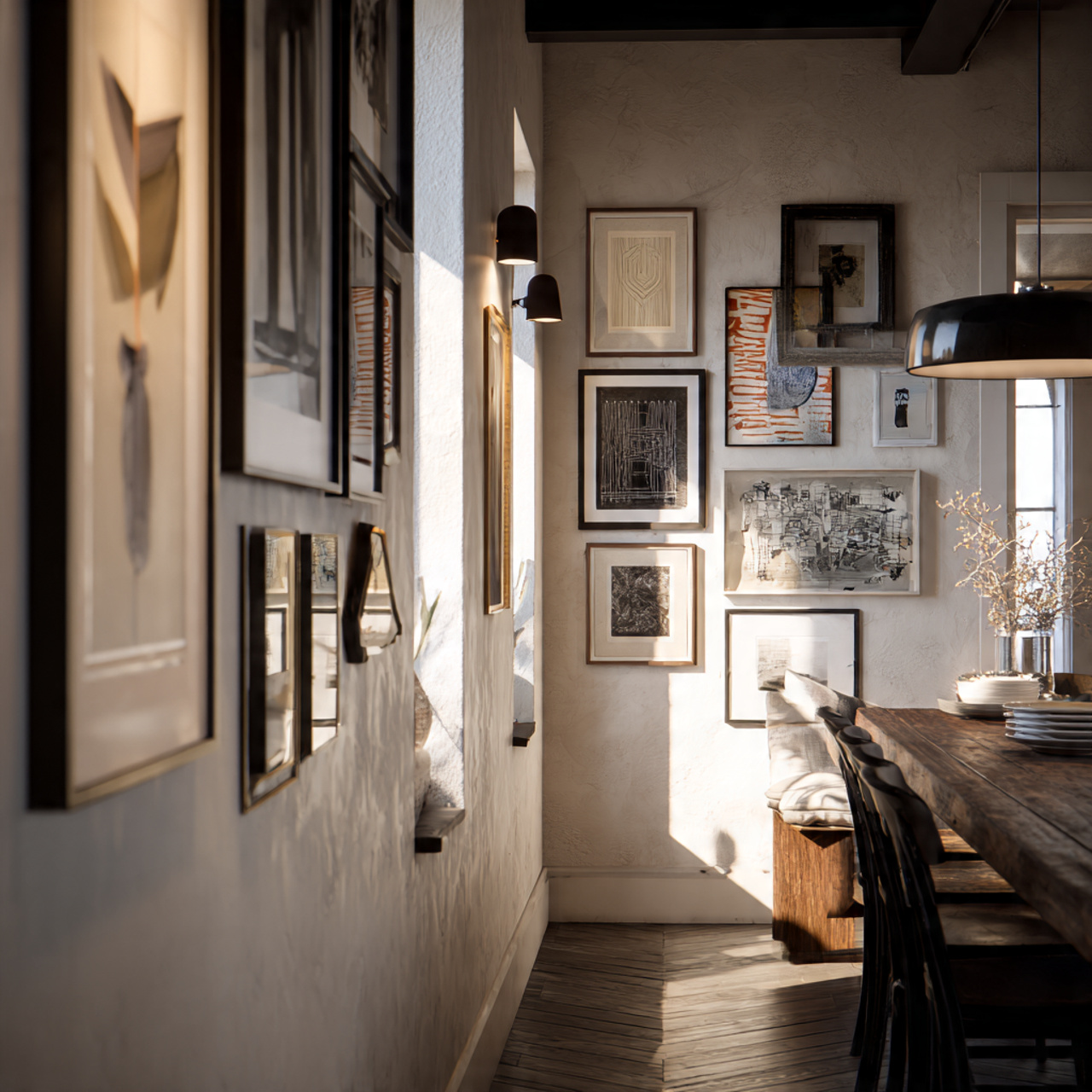 25 Small Dining Room Decor Ideas That Feel Big & Beautiful 3 high resolution realistic interior shot of small dining