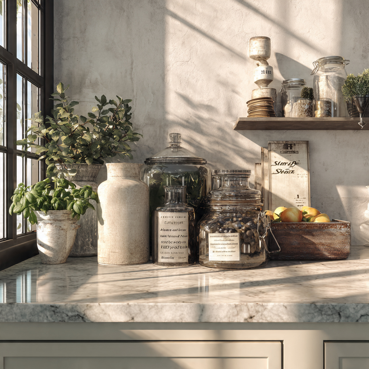 kitchen counter decor ideas