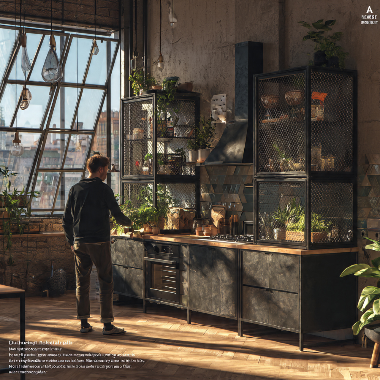 25 Top of Kitchen Cabinet Decor Ideas That Instantly Elevate Your Space 20 modern loft style kitchen with industrial wire sto