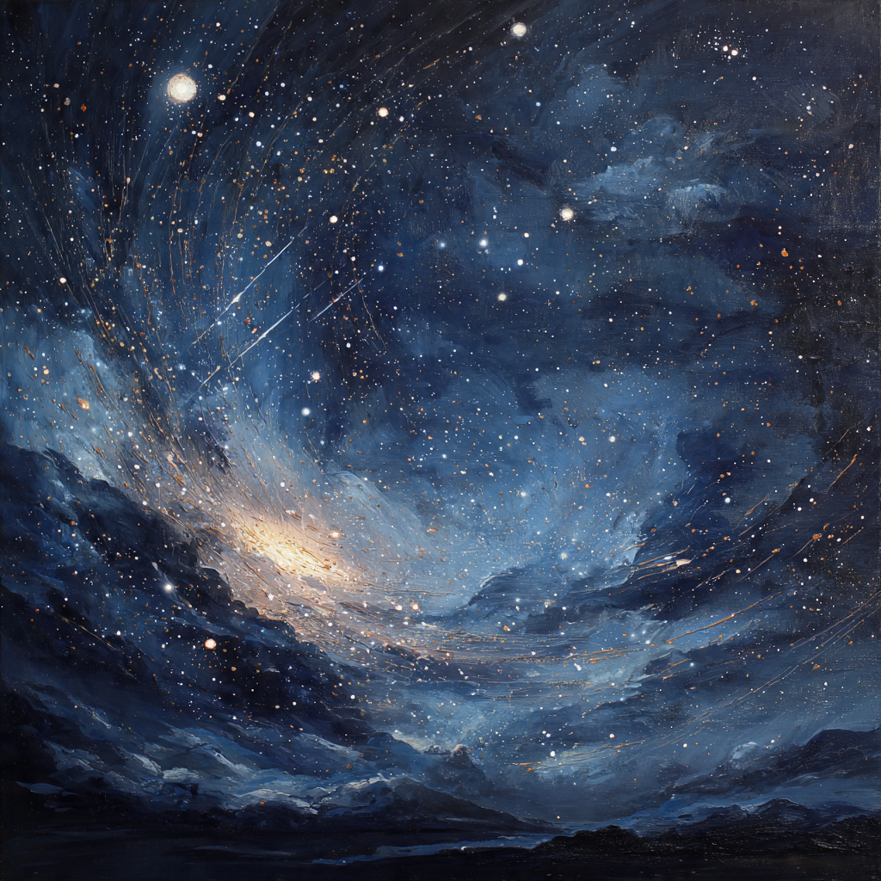 outer space constellation art