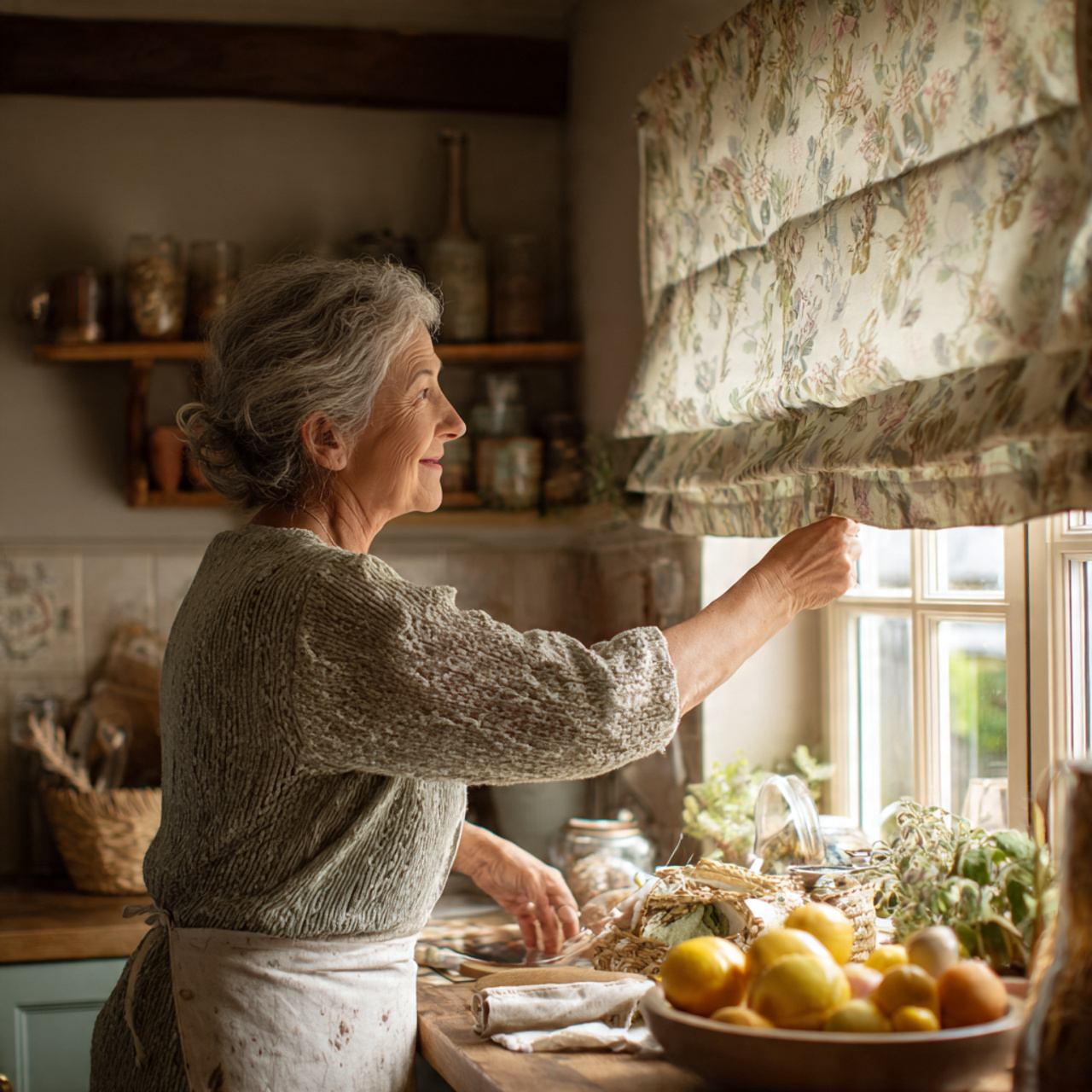 photorealistic interior photography of small kitch