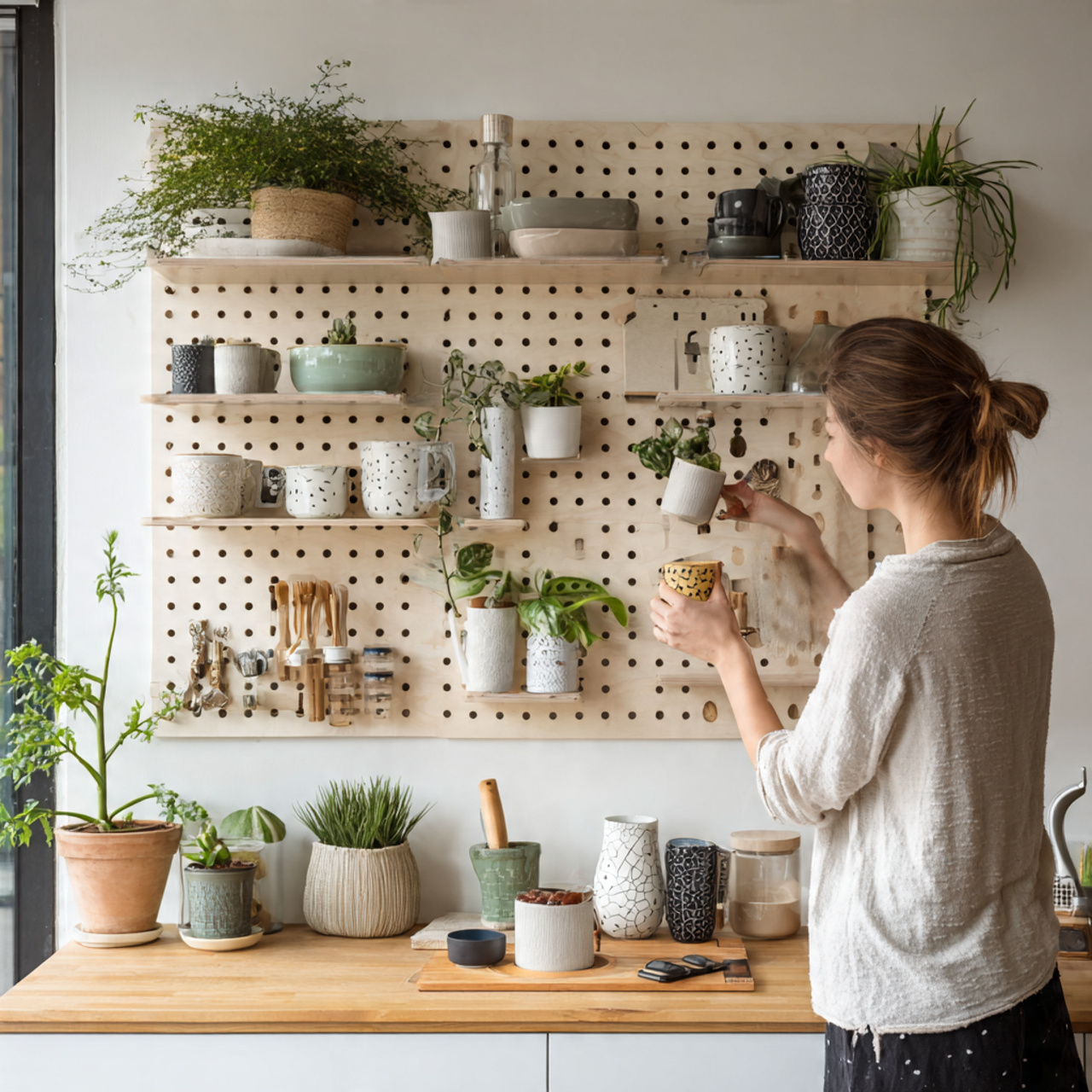 photorealistic interior shot of small kitchen deco 1