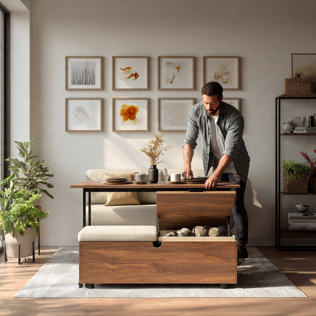 25 Small Dining Room Decor Ideas That Feel Big & Beautiful 10 photorealistic interior scene of small dining room 1