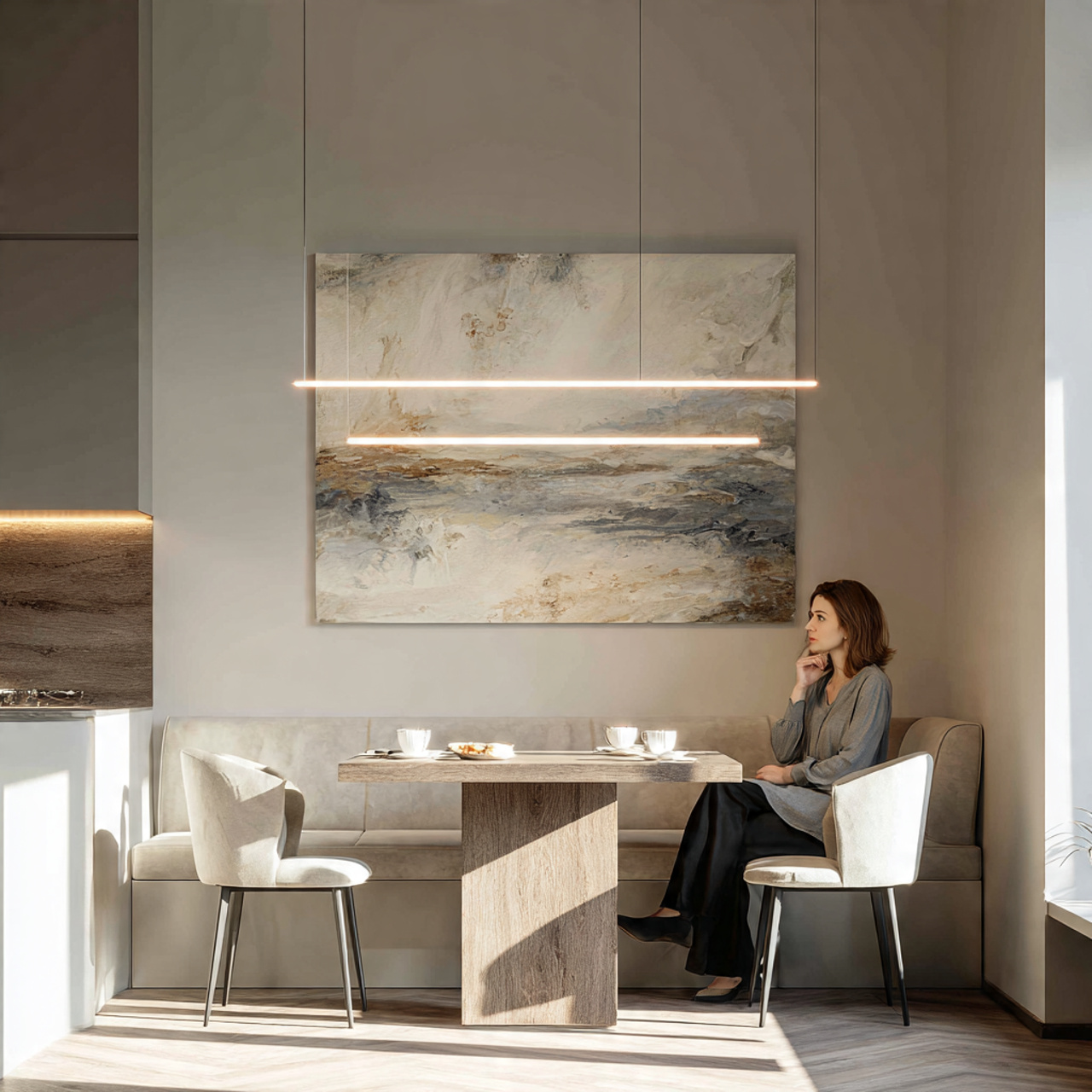 25 Small Dining Room Decor Ideas That Feel Big & Beautiful 25 photorealistic interior scene of small dining room 4