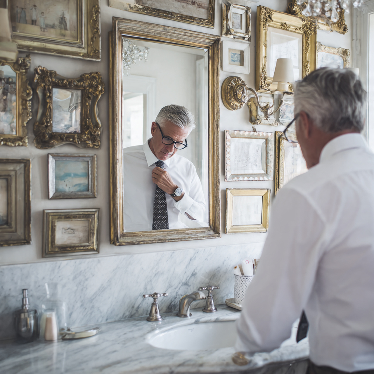 prompt bright bathroom featuring bathroom wall dec