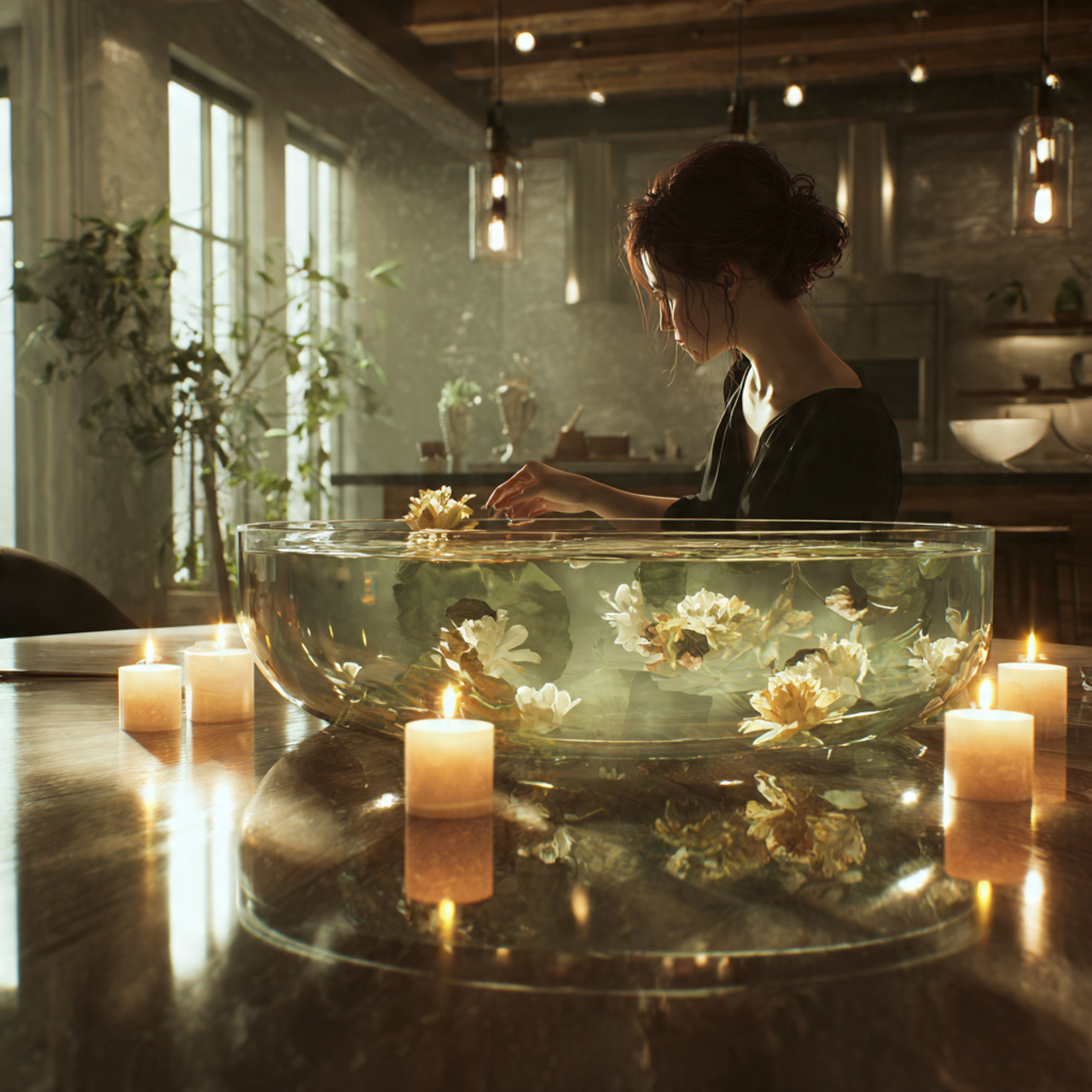 25 Kitchen Table Decor Ideas That Spark Style and Warmth 11 prompt elegant kitchen table featuring a shallow g