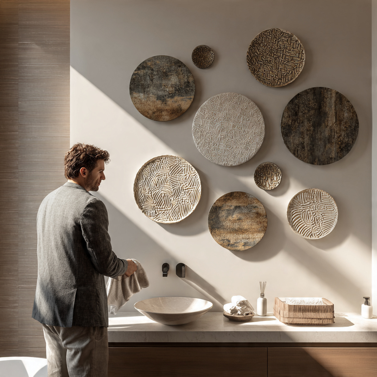 prompt modern bathroom interior showcasing bathroo