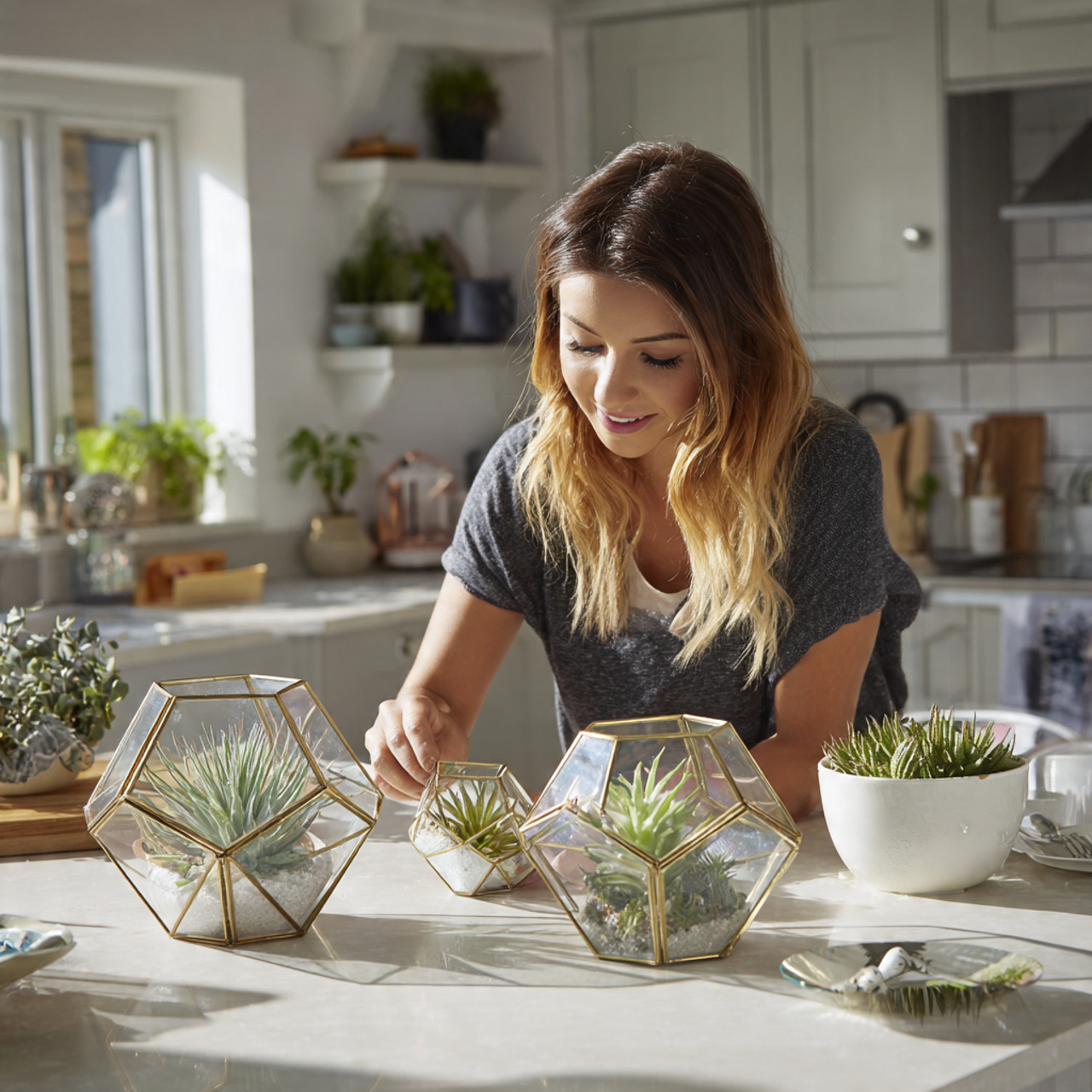 25 Kitchen Table Decor Ideas That Spark Style and Warmth 13 prompt modern kitchen table displaying geometric g