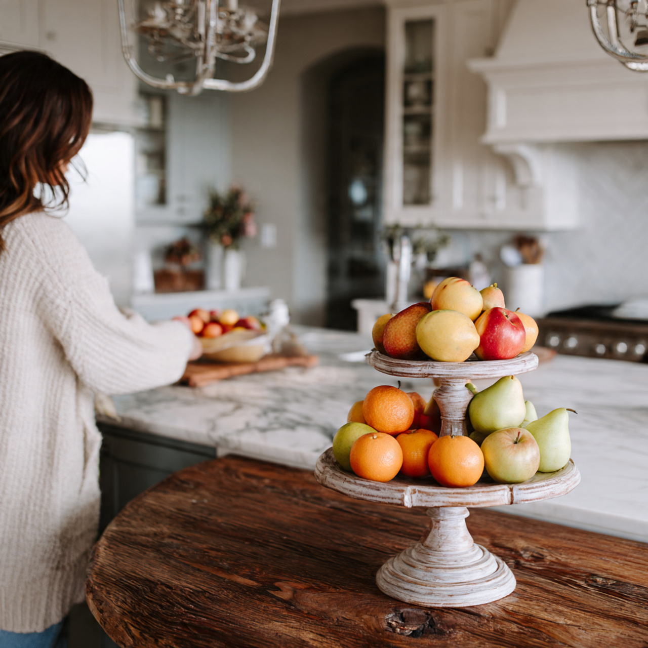 25 Kitchen Table Decor Ideas That Spark Style and Warmth 3 prompt modern kitchen with a wooden table displayi