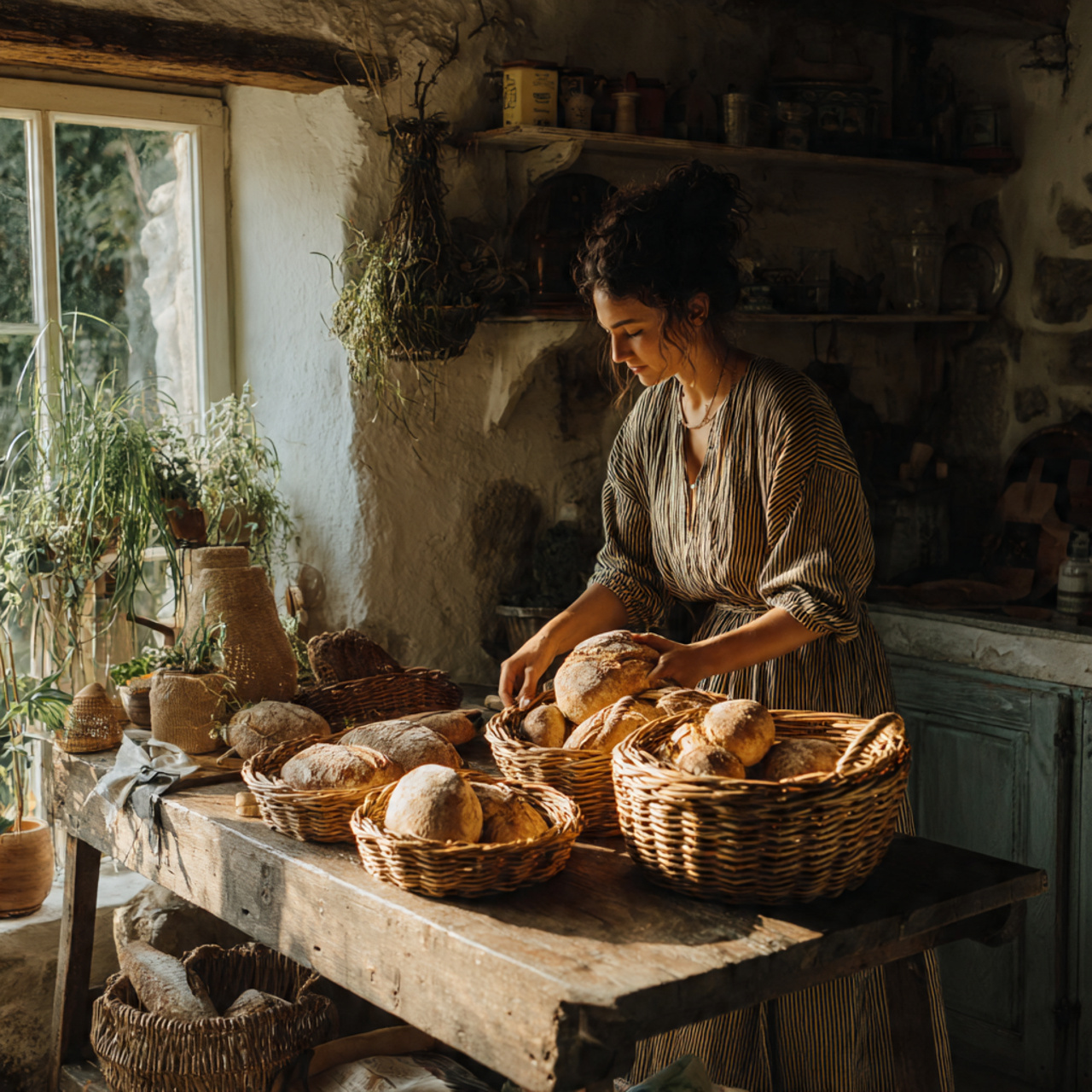 25 Kitchen Table Decor Ideas That Spark Style and Warmth 20 prompt rustic wooden kitchen table featuring artis