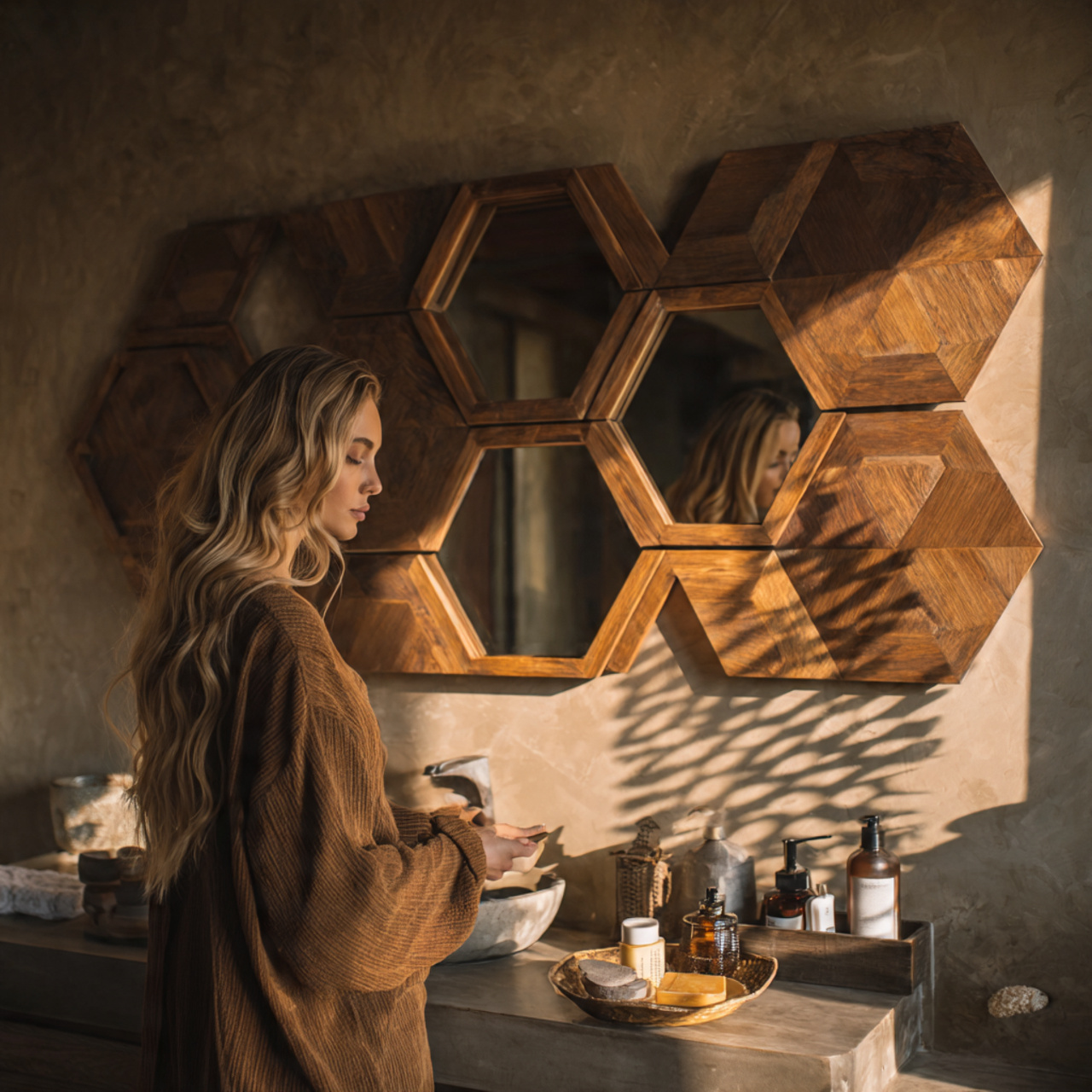 prompt stylish bathroom interior highlighting bath