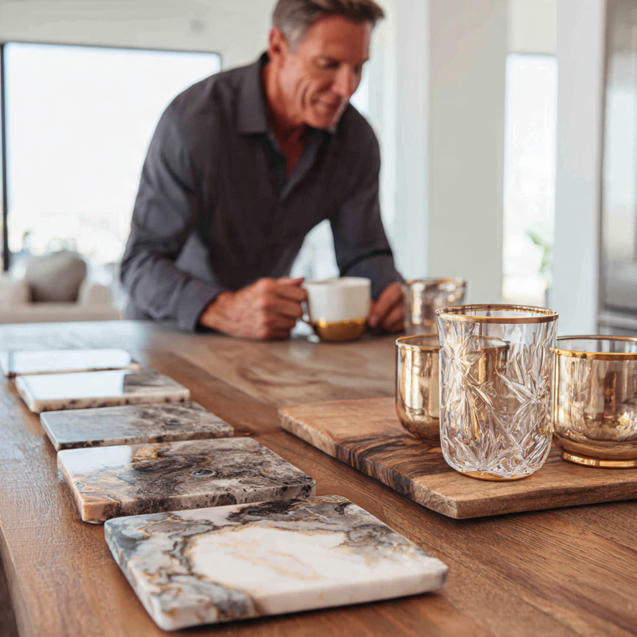 25 Kitchen Table Decor Ideas That Spark Style and Warmth 14 prompt wooden kitchen table featuring polished mar