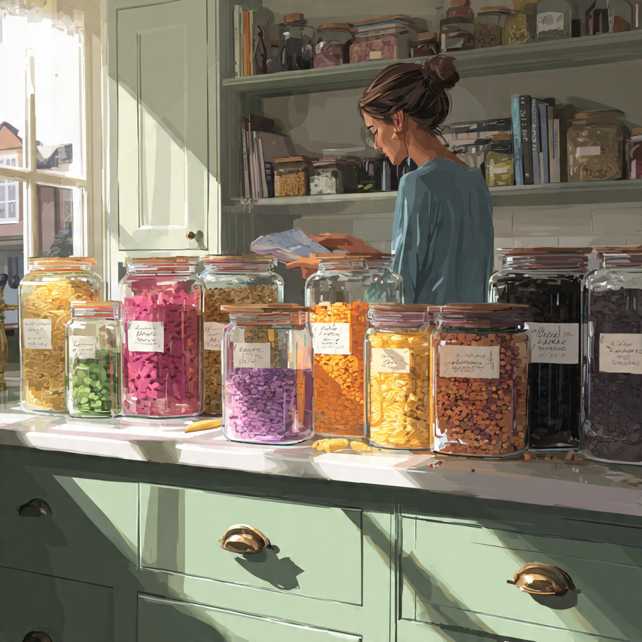 stylish kitchen showcasing kitchen counter decor i