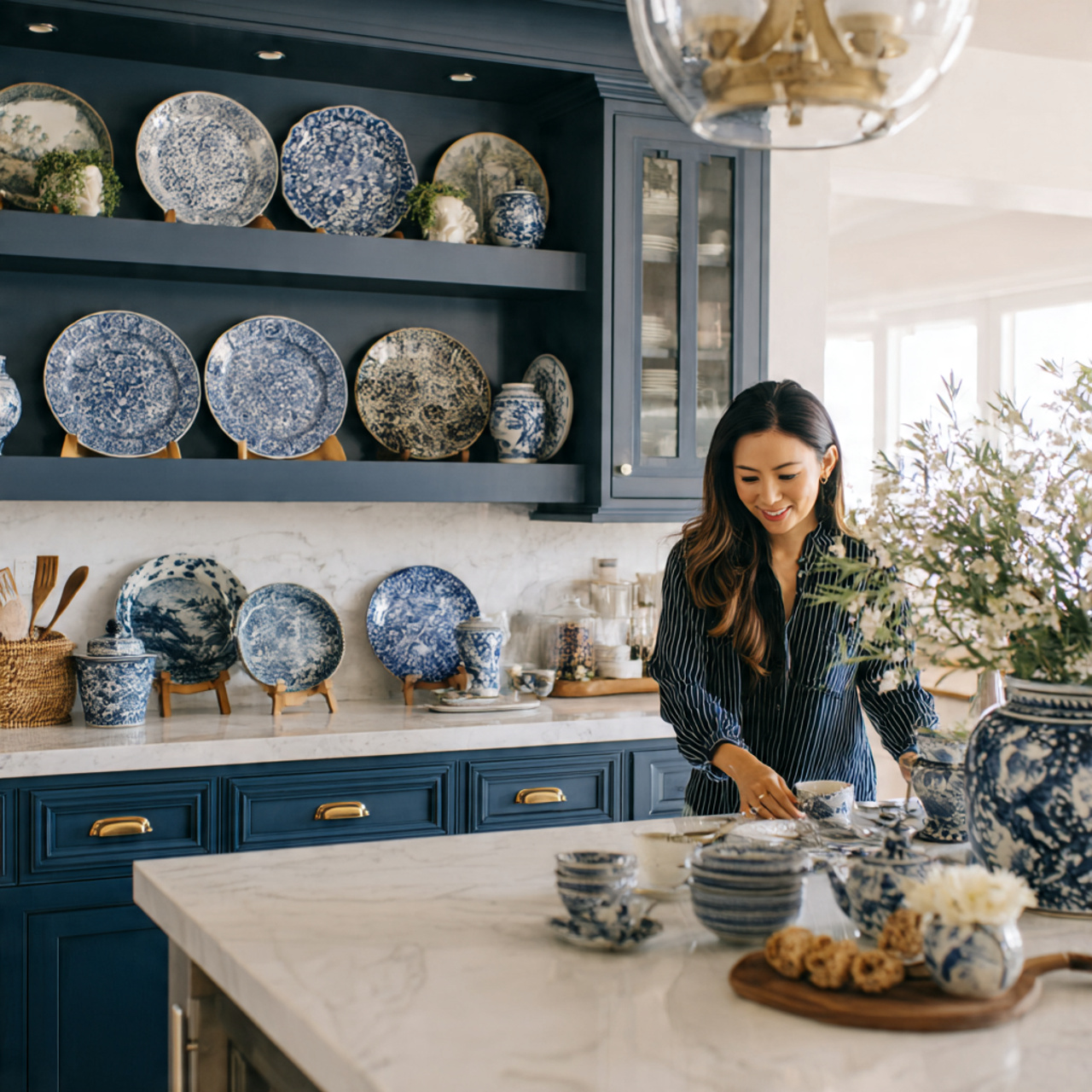 ultra realistic above kitchen cabinet decor ideas 12