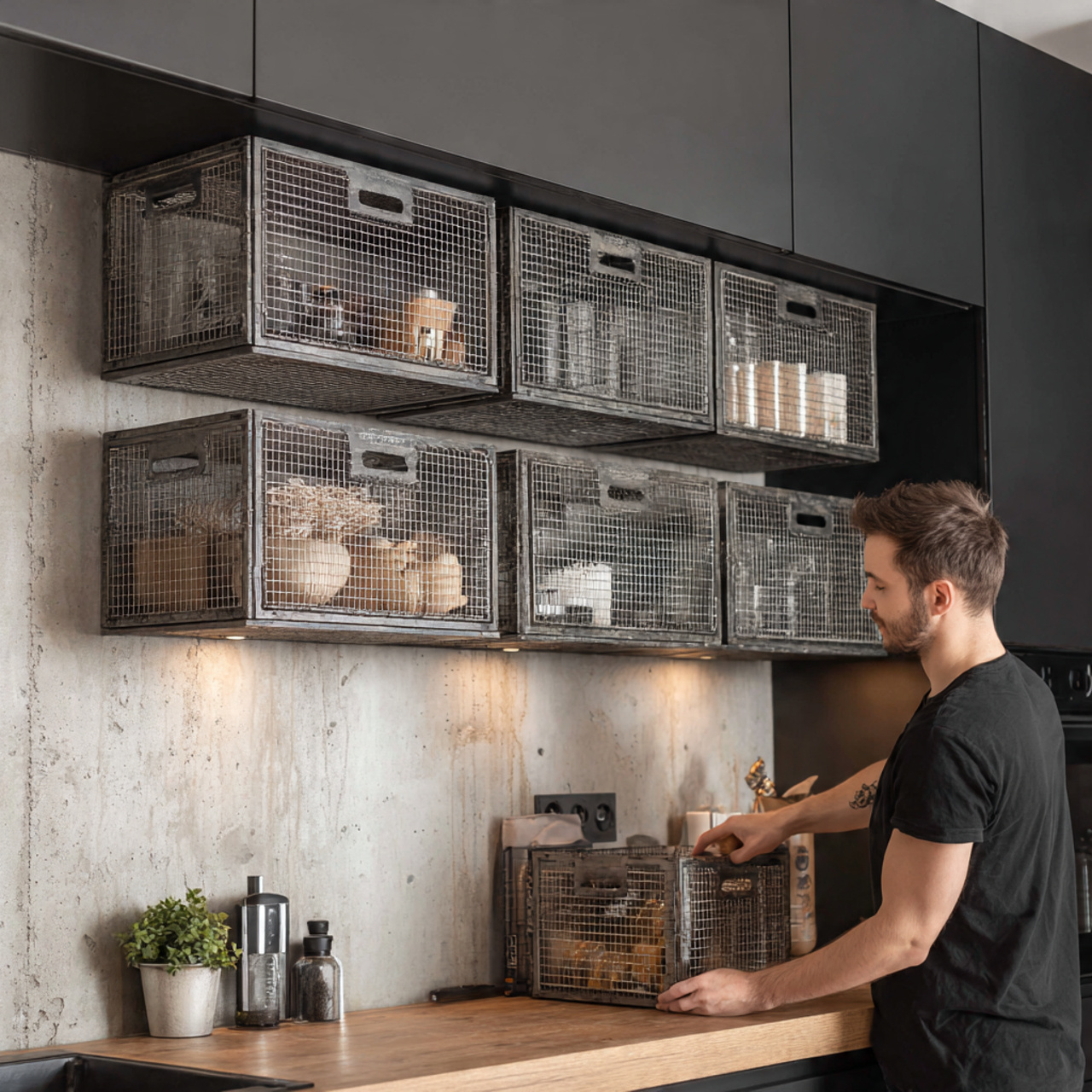 ultra realistic above kitchen cabinet decor ideas 14