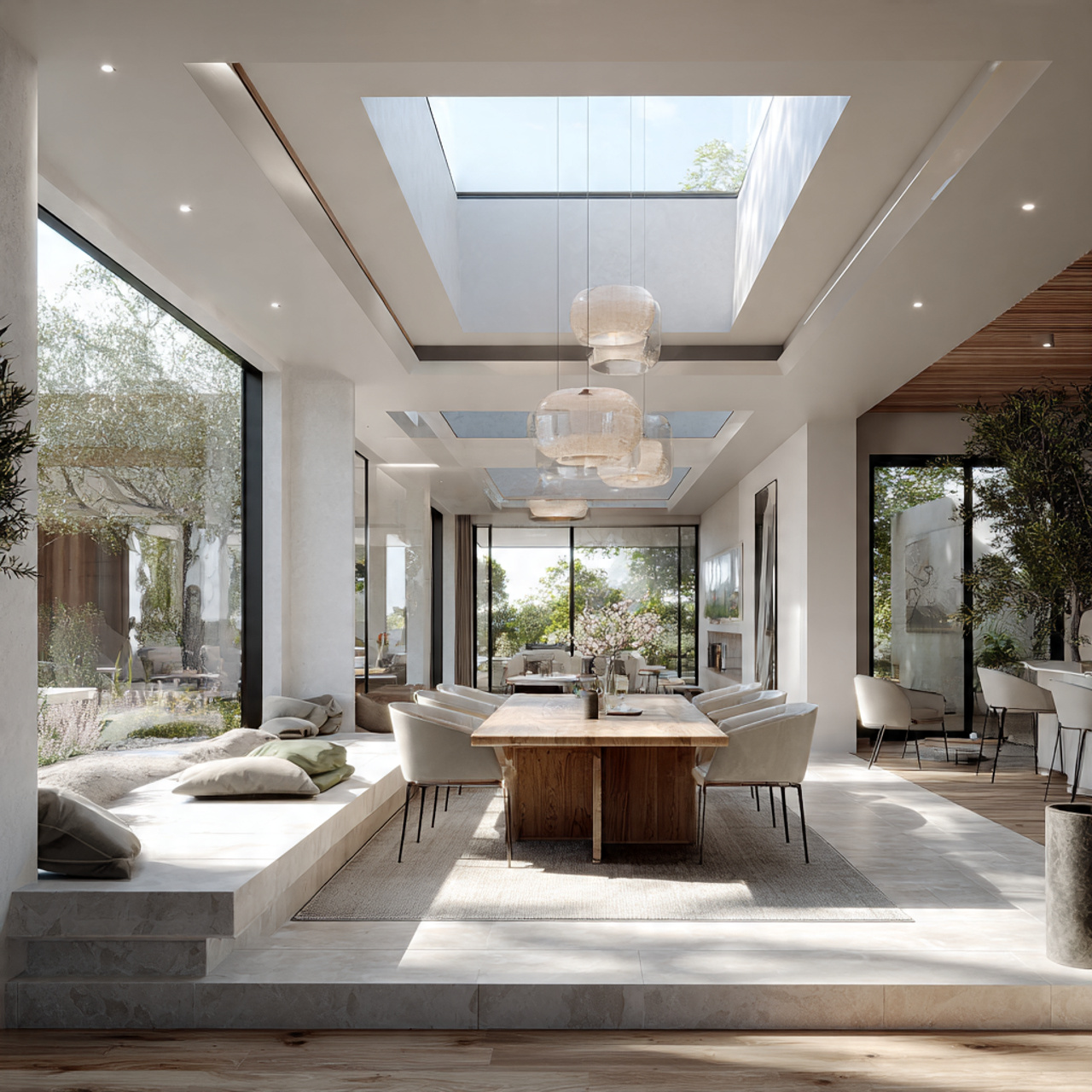 25 Dining Room Decor Modern Classy Ideas for a Luxurious Home 12 ultra realistic architectural interior scene of di