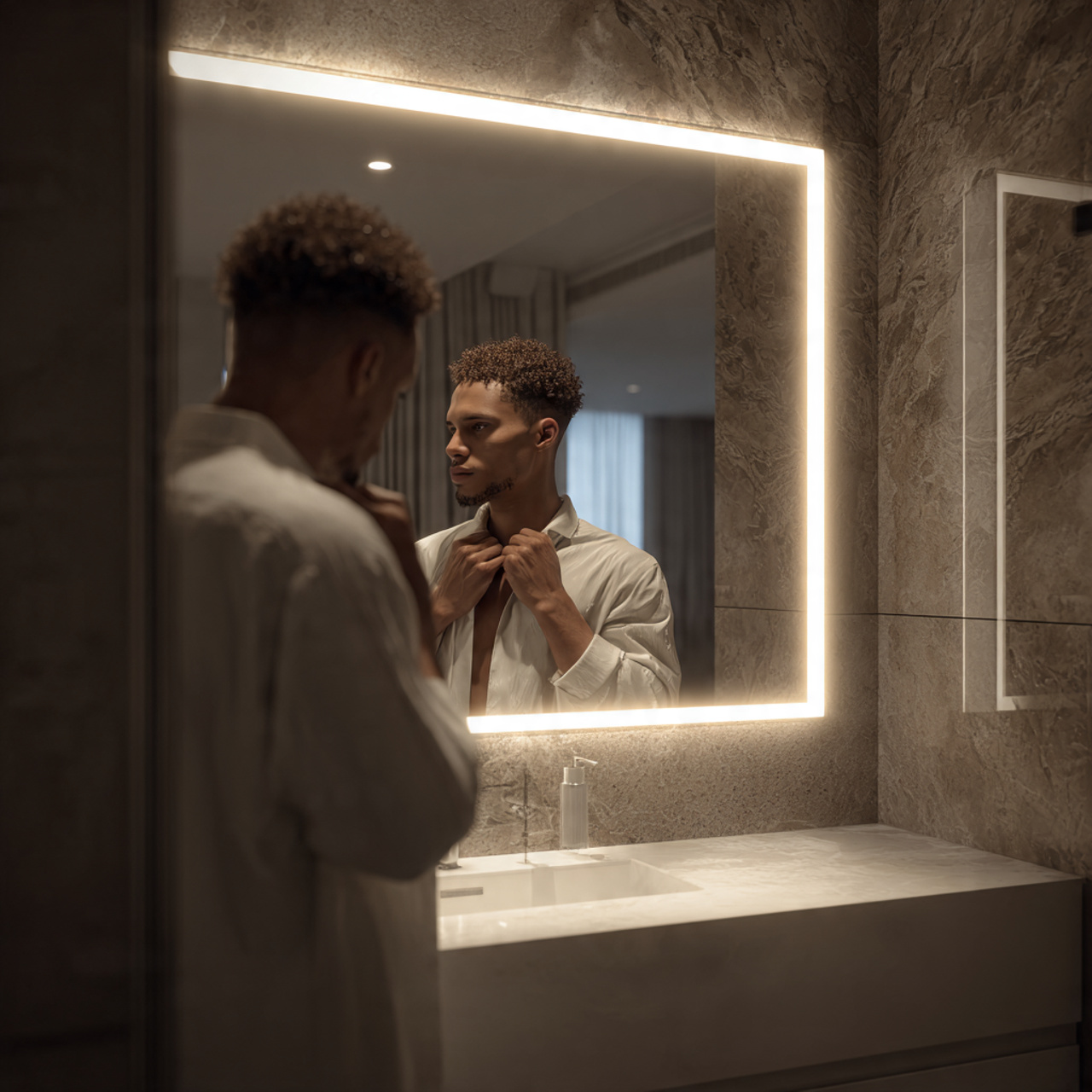 25 Modern Bathroom Decor Ideas for a Sleek & Stylish Upgrade 2 ultra realistic close to mid angle interior photo