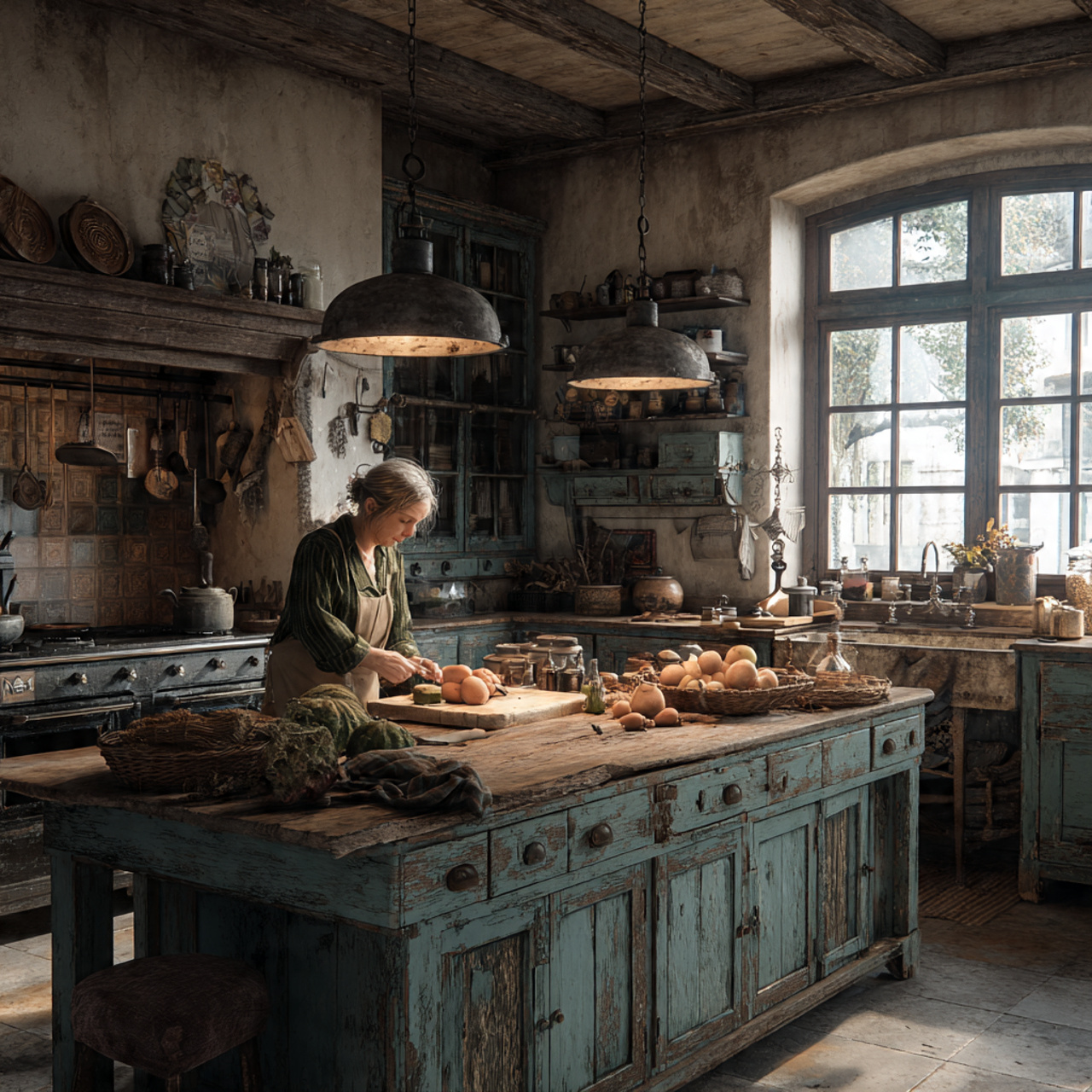 ultra realistic farmhouse kitchen decor ideas with 1