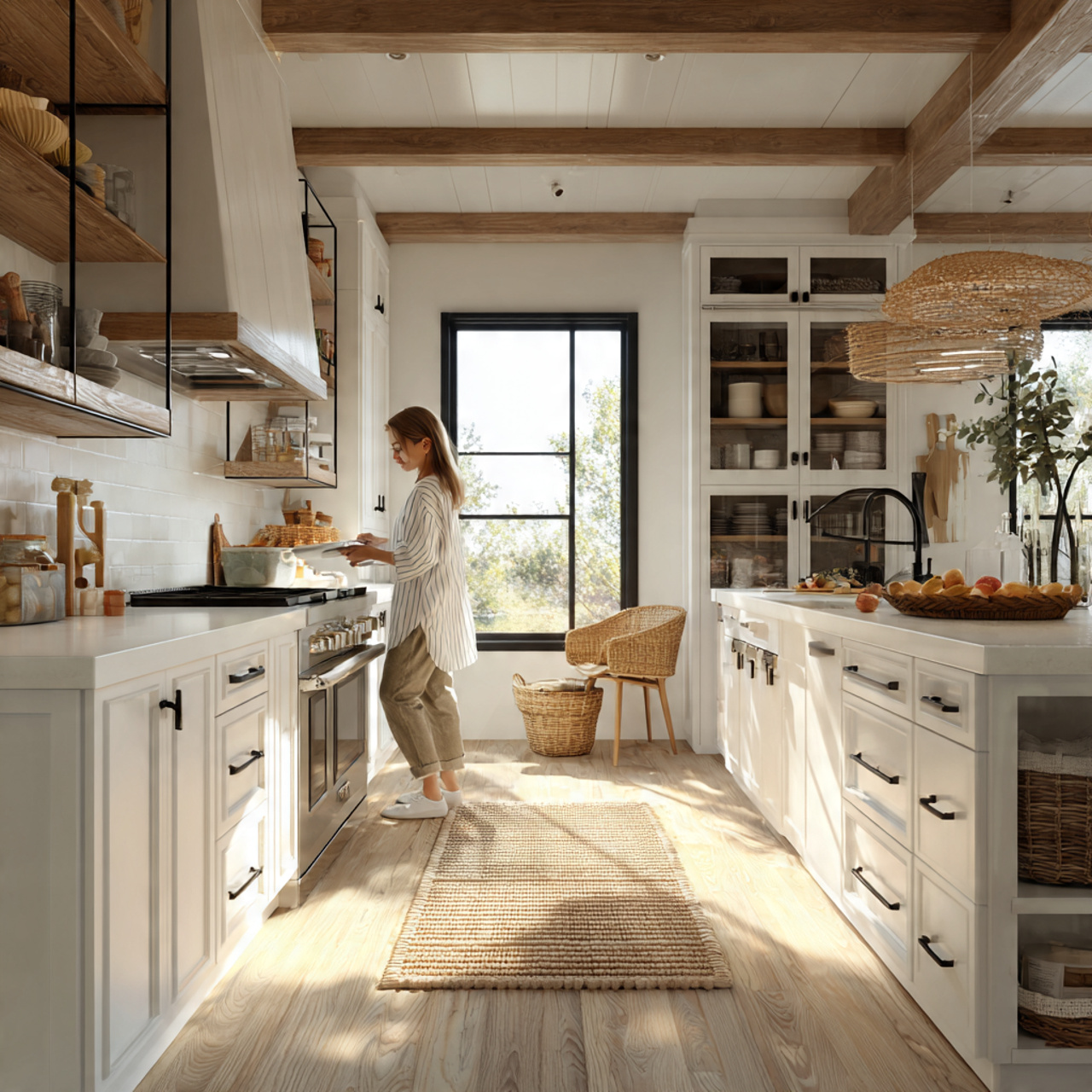 ultra realistic farmhouse kitchen decor ideas with