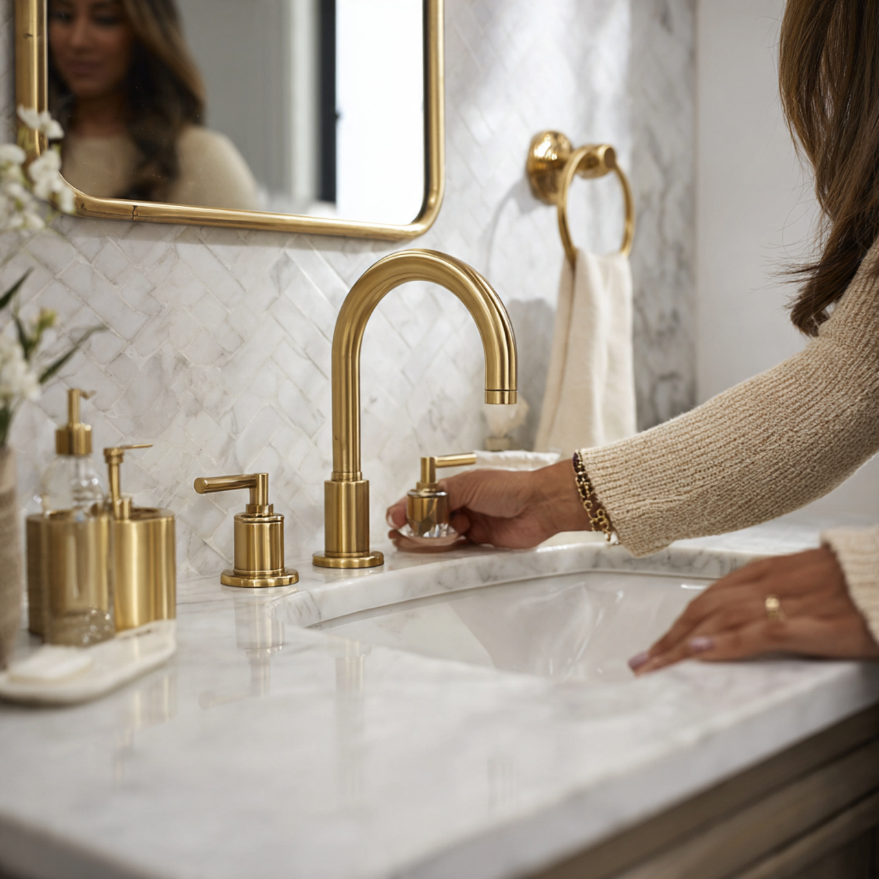 ultra realistic half bathroom decor ideas emphasiz