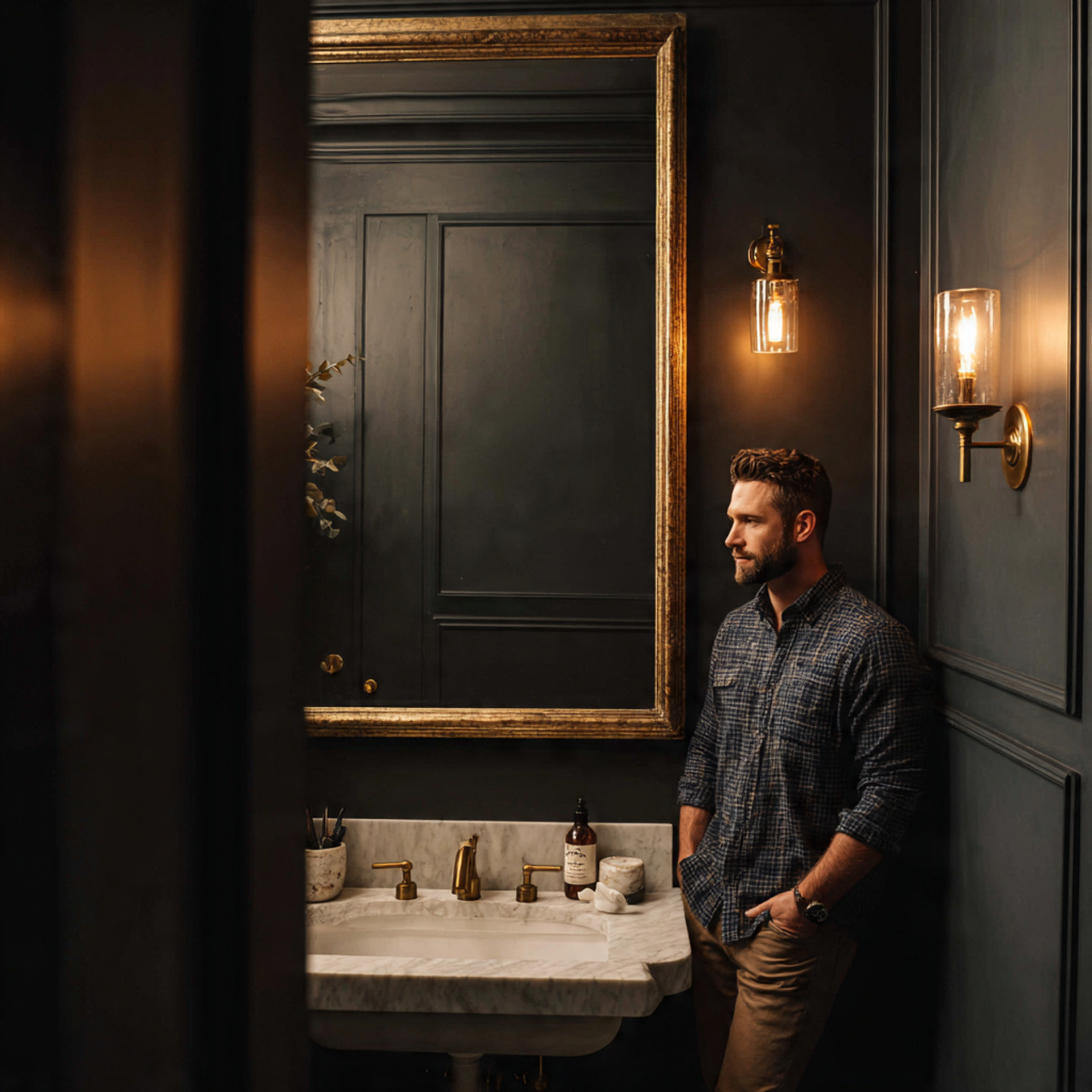 ultra realistic half bathroom decor ideas featurin