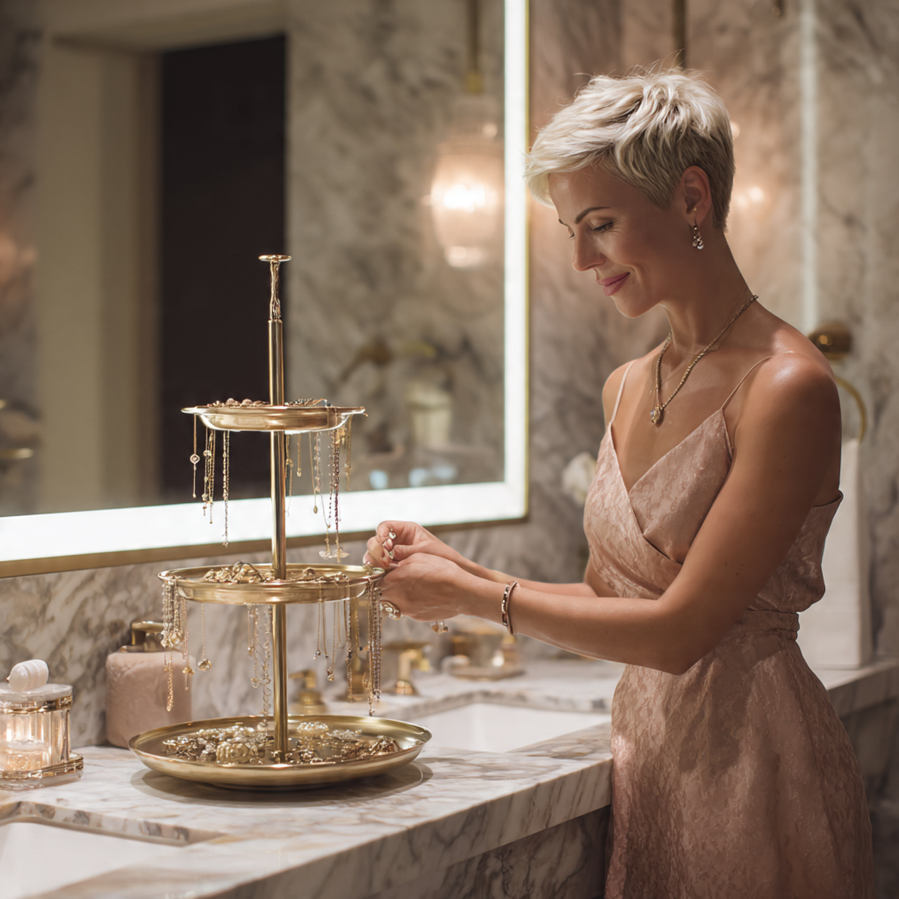 25 Bathroom Vanity Decor Ideas to Instantly Elevate Your Space 7 ultra realistic image of bathroom vanity decor ide 1