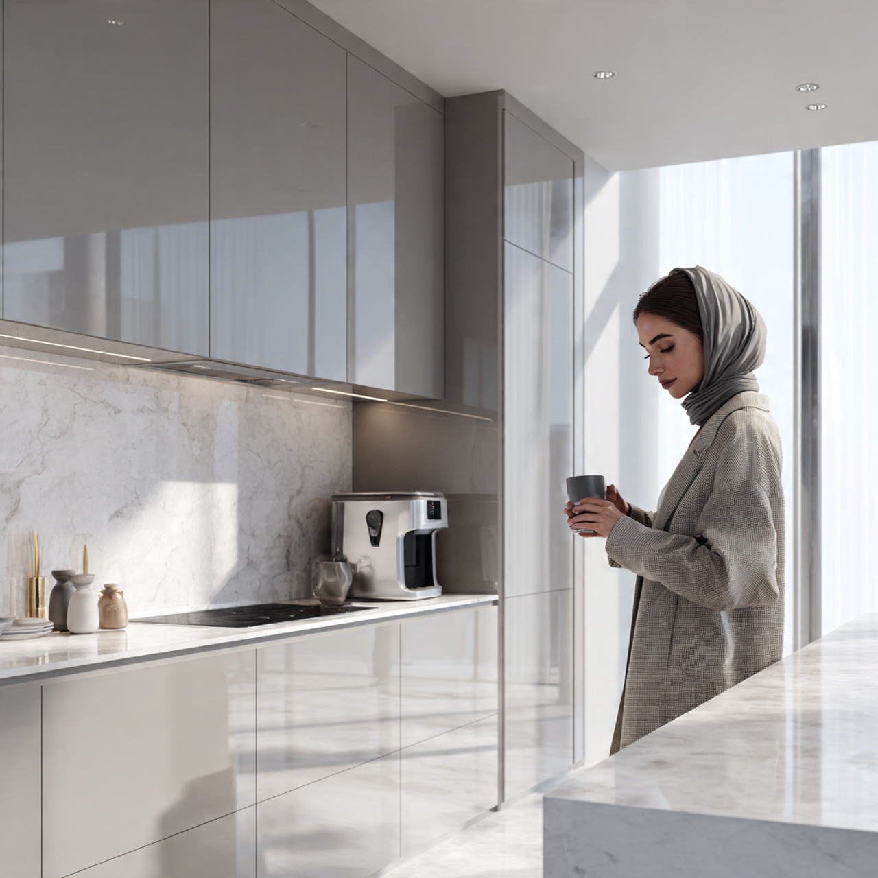 ultra realistic image of home decor kitchen ideas 1