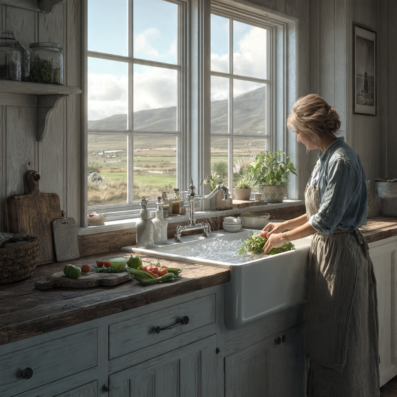 ultra realistic image of home decor kitchen ideas 3