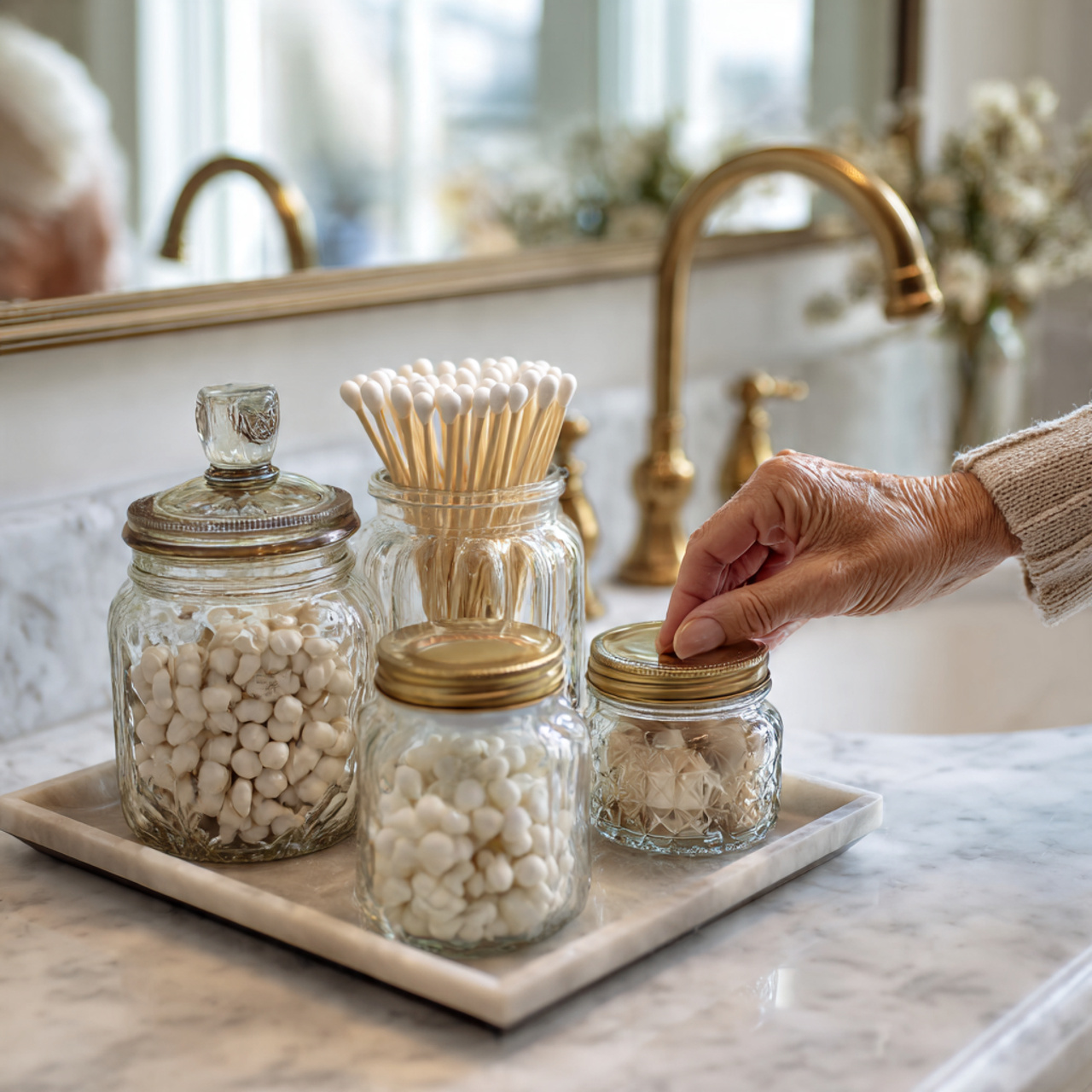 ultra realistic image of simple bathroom decor ide 2