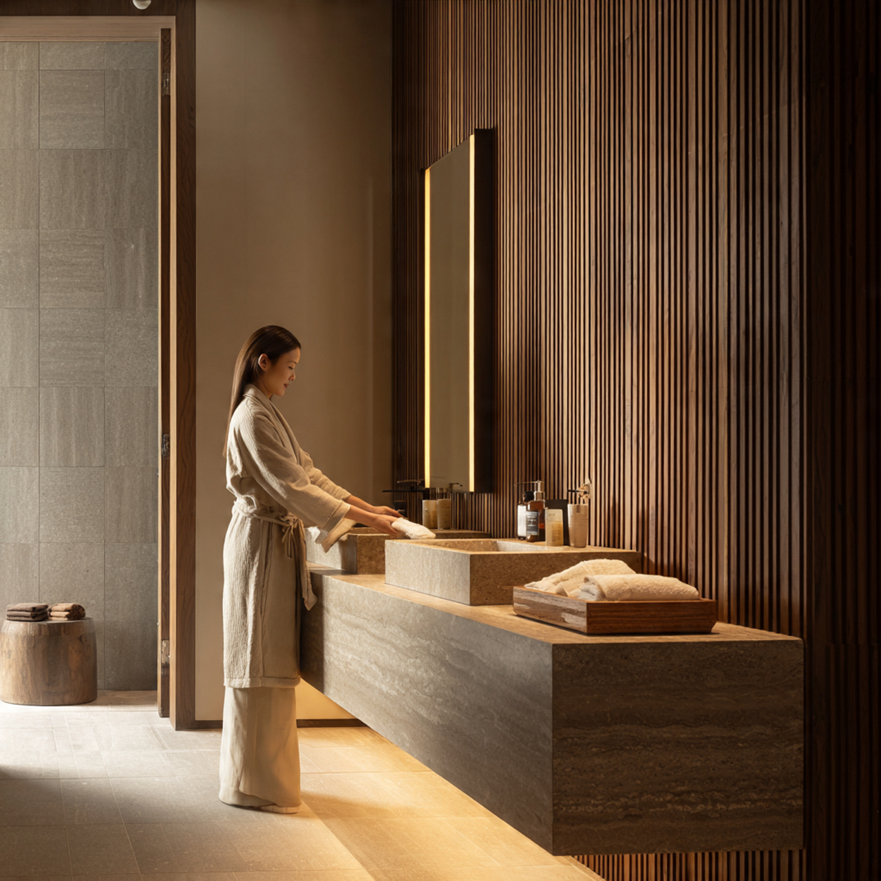 25 Modern Bathroom Decor Ideas for a Sleek & Stylish Upgrade 8 ultra realistic interior photo of modern bathroom 1