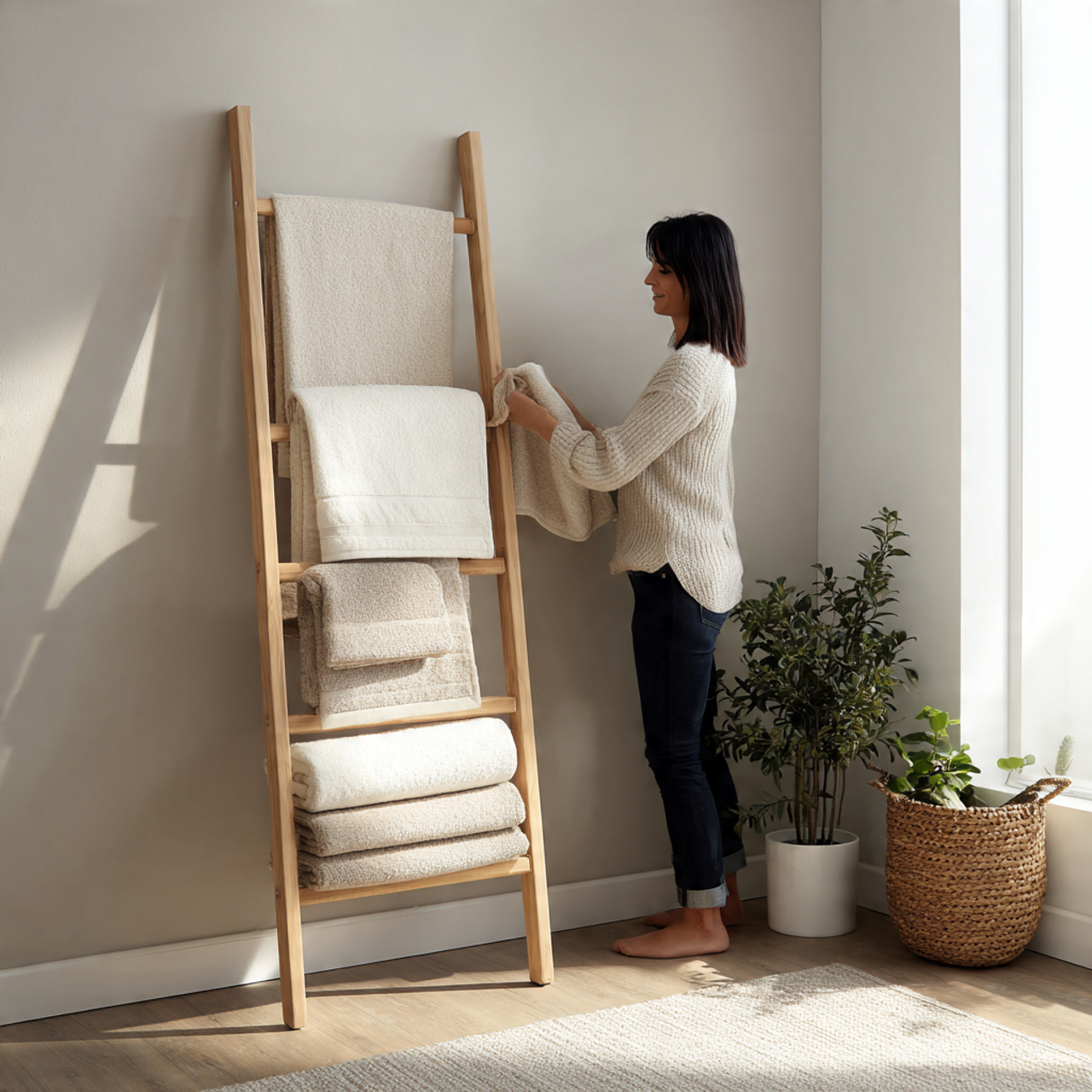 ultra realistic interior photograph of simple bath 2