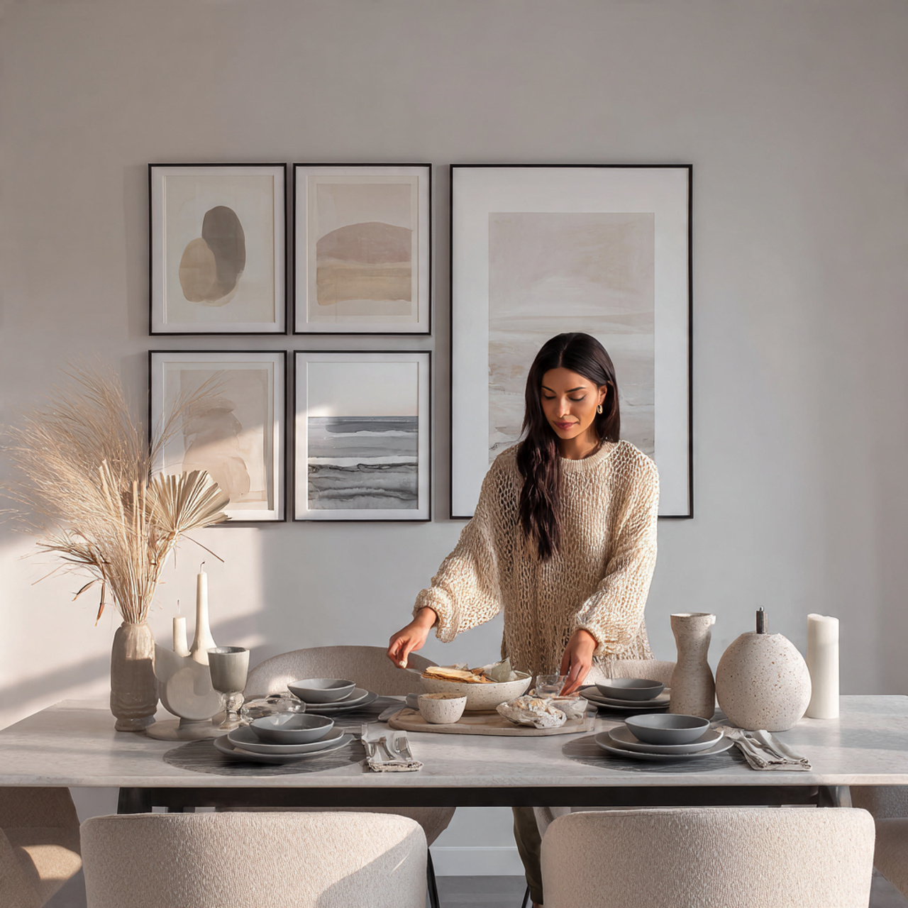 25 Dining Room Decor Modern Classy Ideas for a Luxurious Home 4 ultra realistic interior photography of dining roo 1