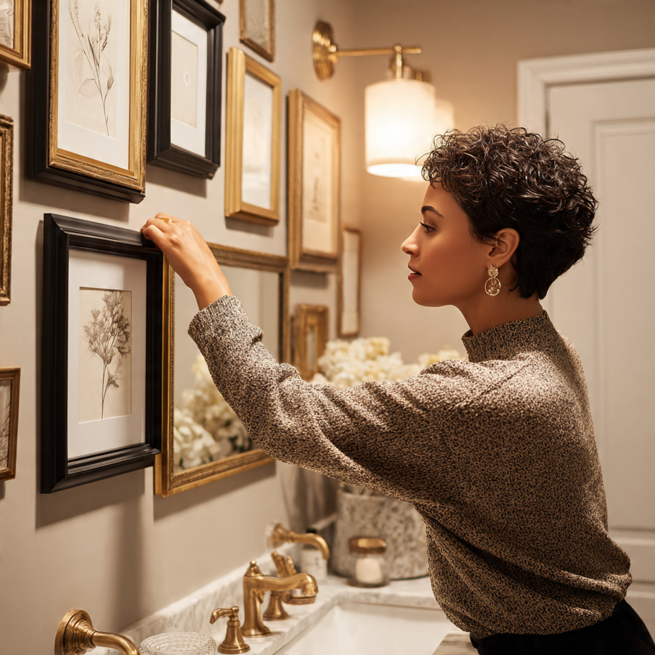 ultra realistic interior photography of half bathr 3