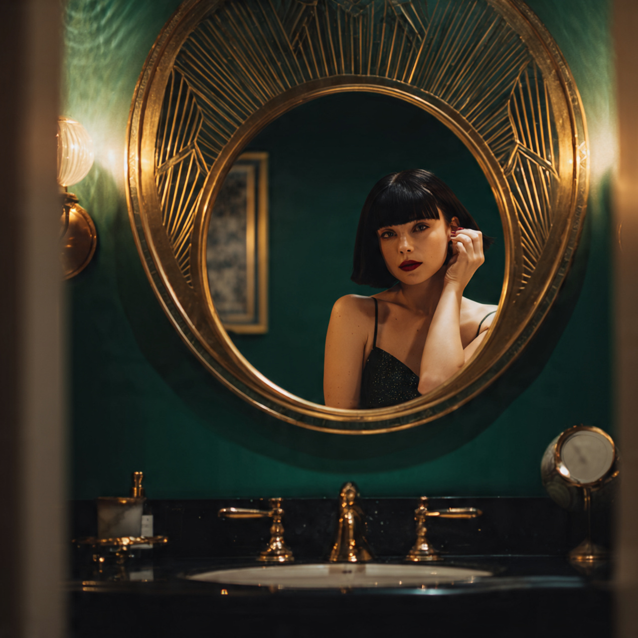 ultra realistic interior photography of half bathr 4 1