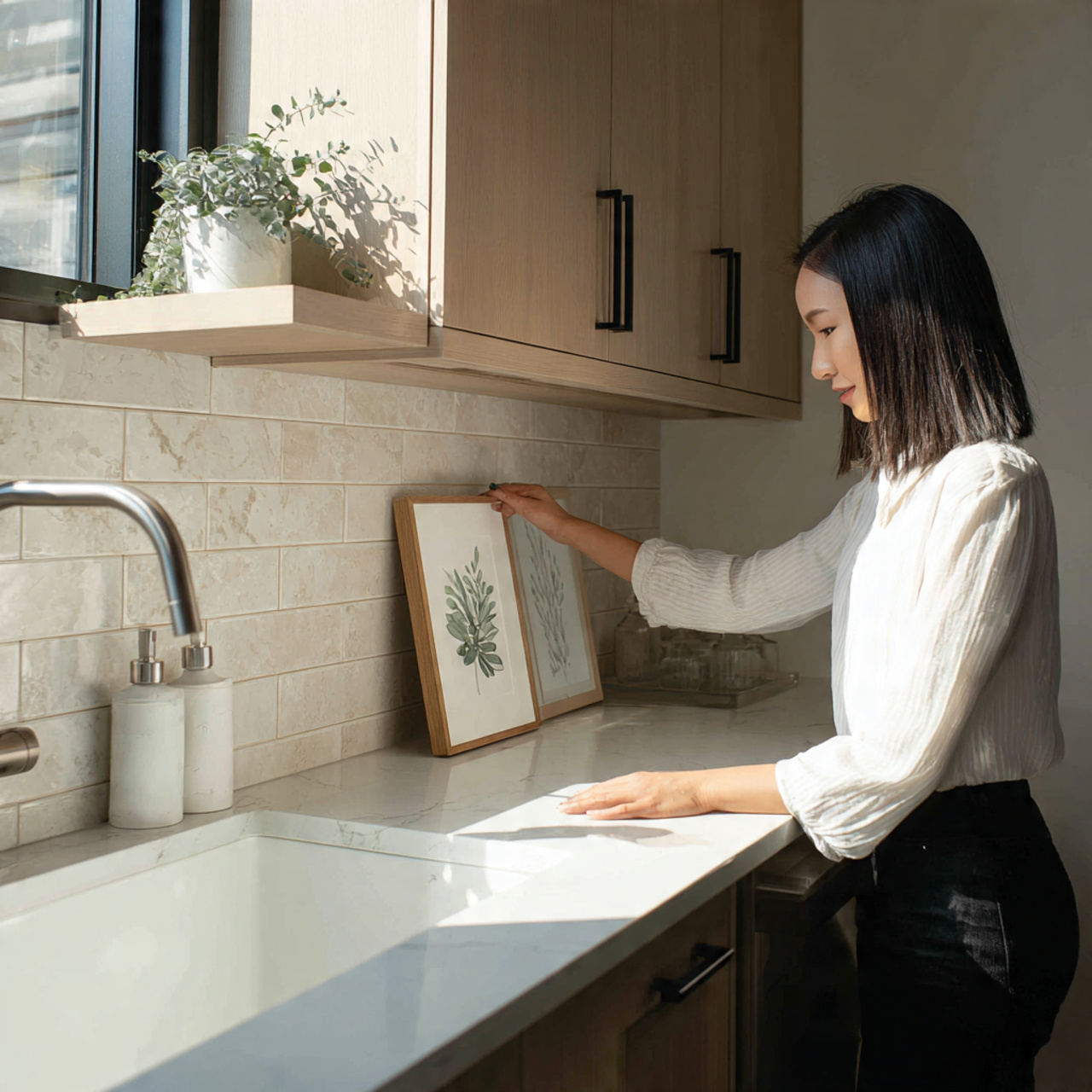 25 Stunning Kitchen Countertop Decor Ideas for a Stylish Home 11 ultra realistic interior photography of kitchen co 2