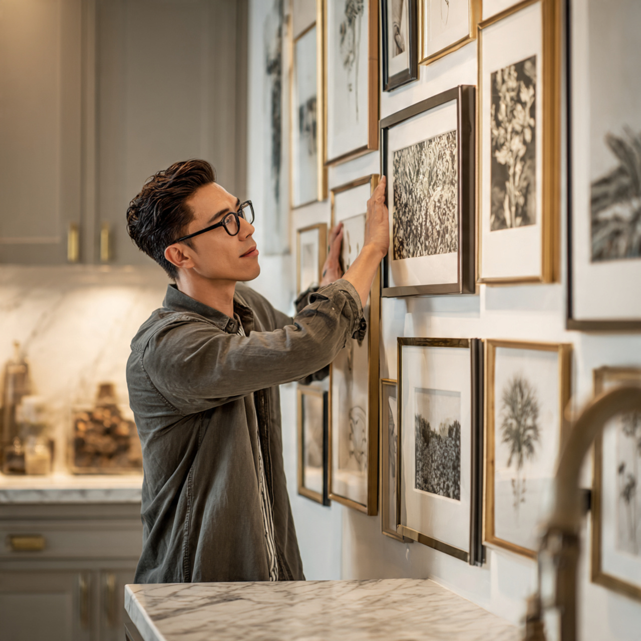 ultra realistic interior photography of small kitc 1