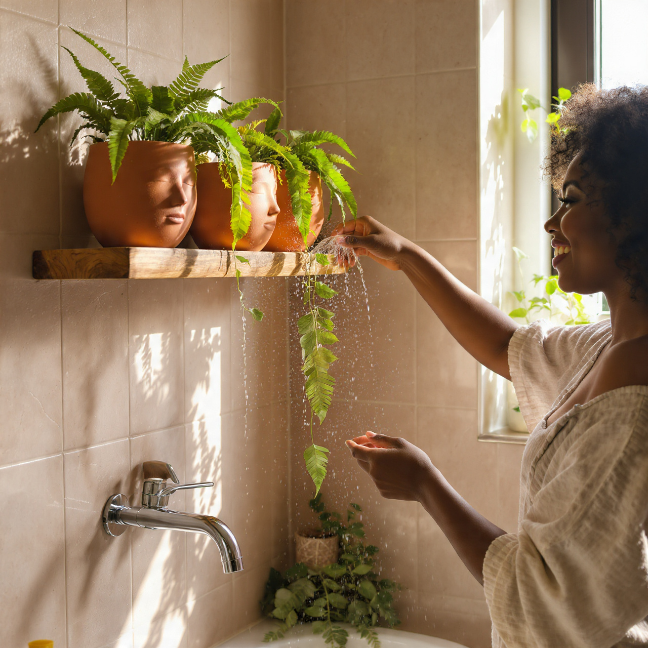 ultra realistic interior shot of cute bathroom dec 4