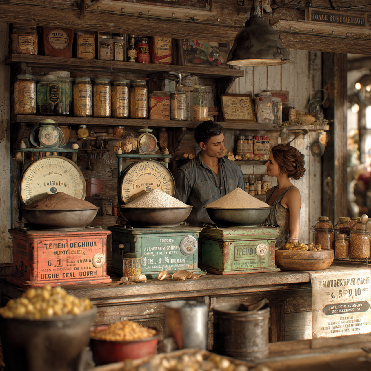 ultra realistic kitchen featuring antique cast iro