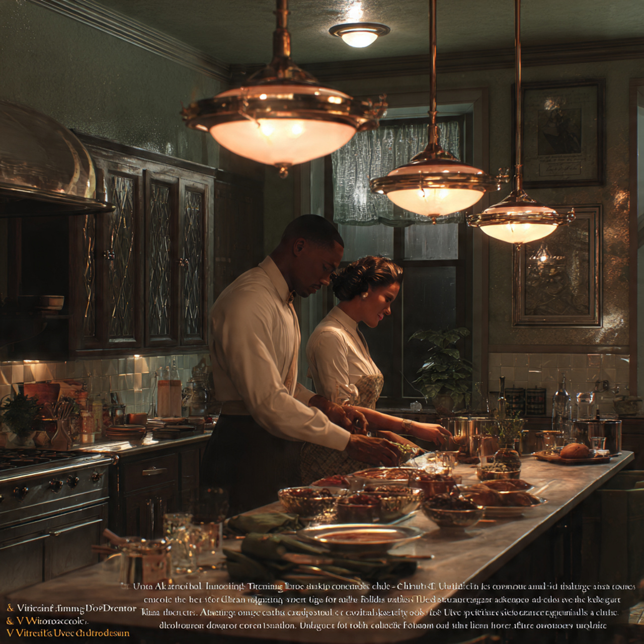 ultra realistic kitchen interior showcasing art de