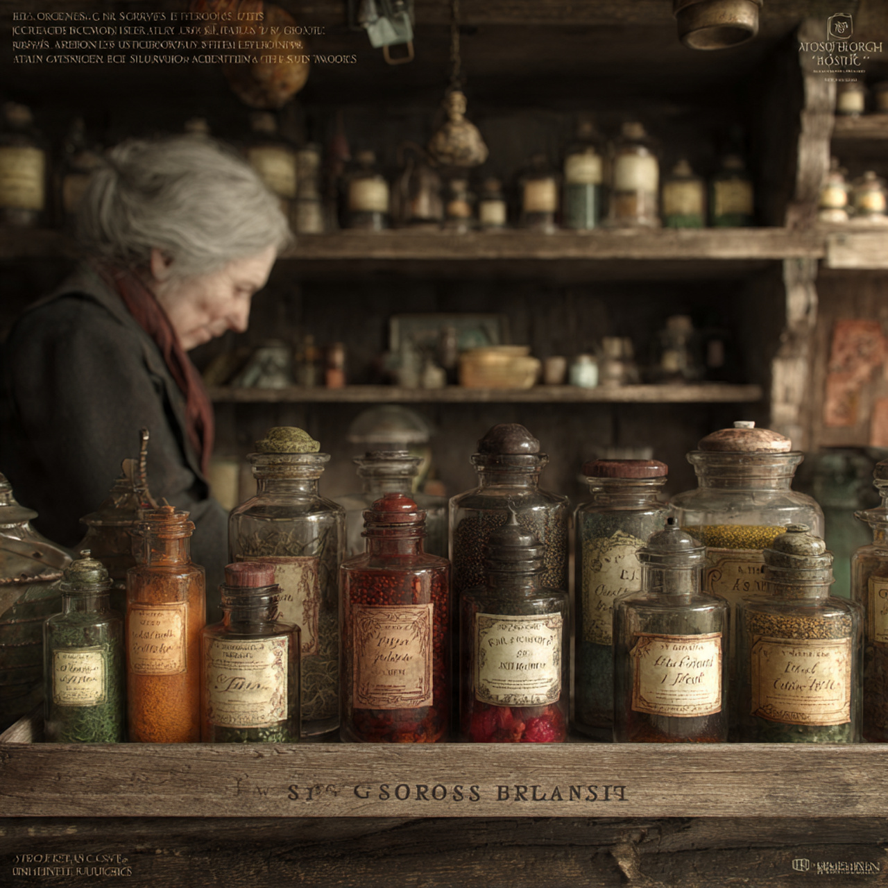 ultra realistic kitchen shelf displaying antique s