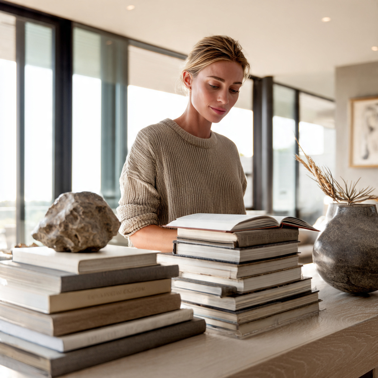 ultra realistic lifestyle interior photograph show